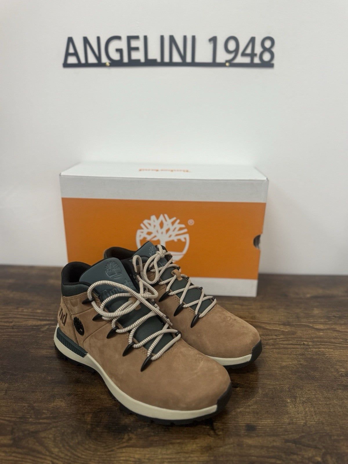 Timberland Mid Lace Sprint Trekker Sneaker  Pelle Nubuck  Uomo 41