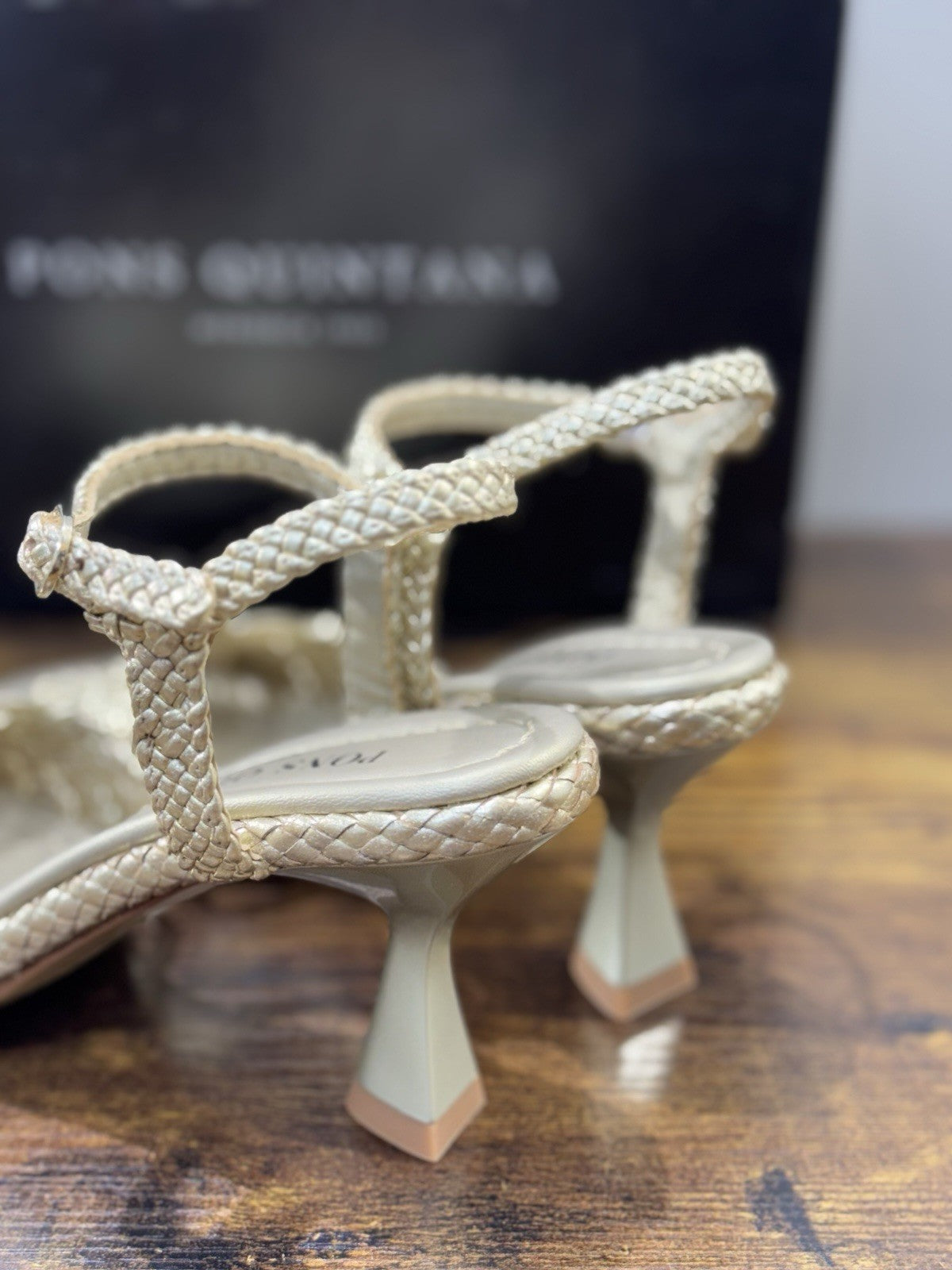 Pons Quintana Sandalo Pelle Oro Con Tacco   Casual Pons Quintana Donna 36