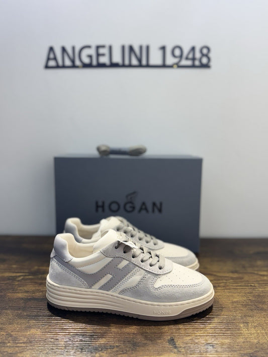 Hogan H630 Sneaker Suede E Pelle Memory Grey Casual Donna 37.5