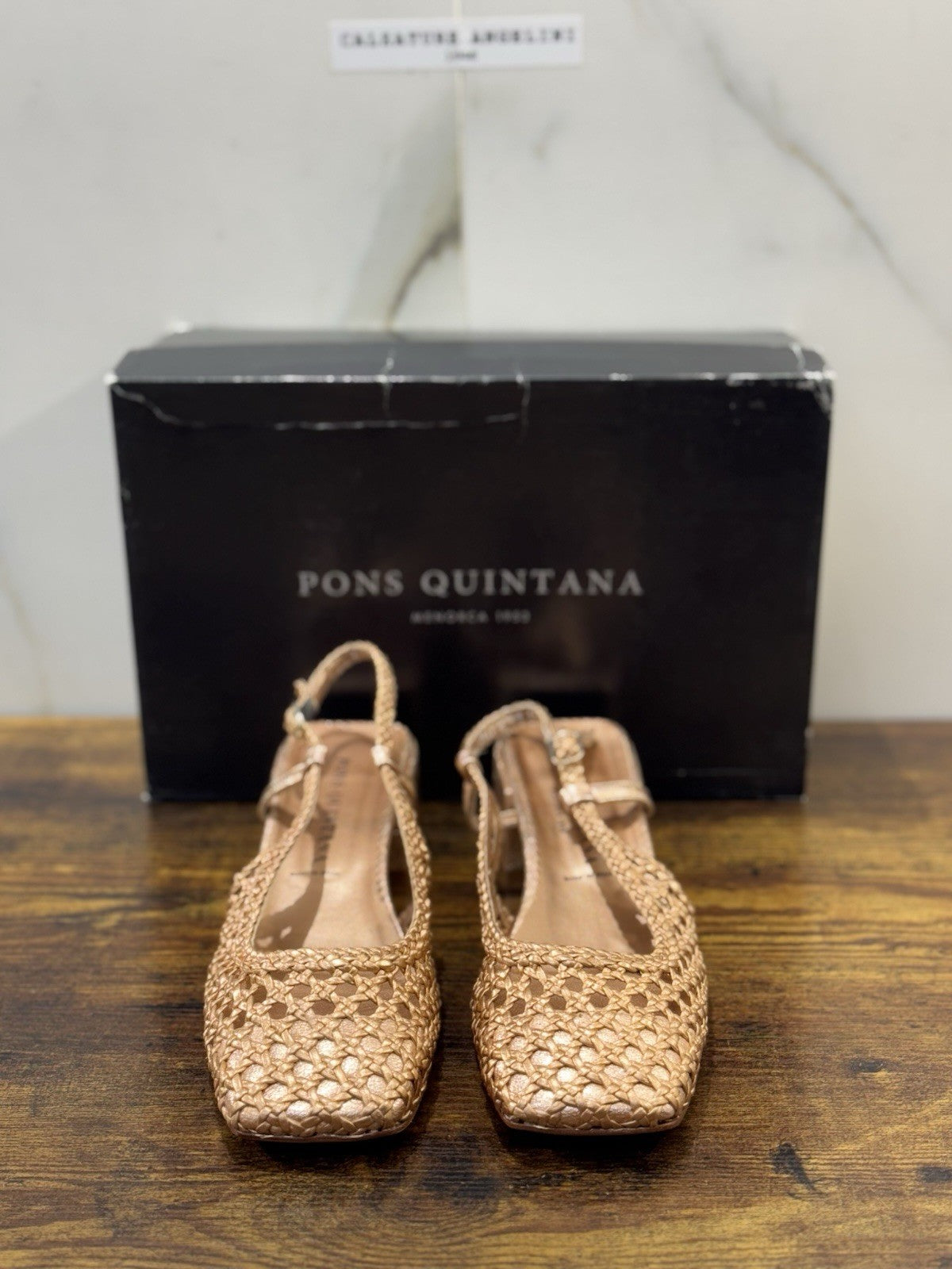 Pons Quintana Sandalo Sling Back Oro  Con Tacco   Casual Pons Quintana Donna 39