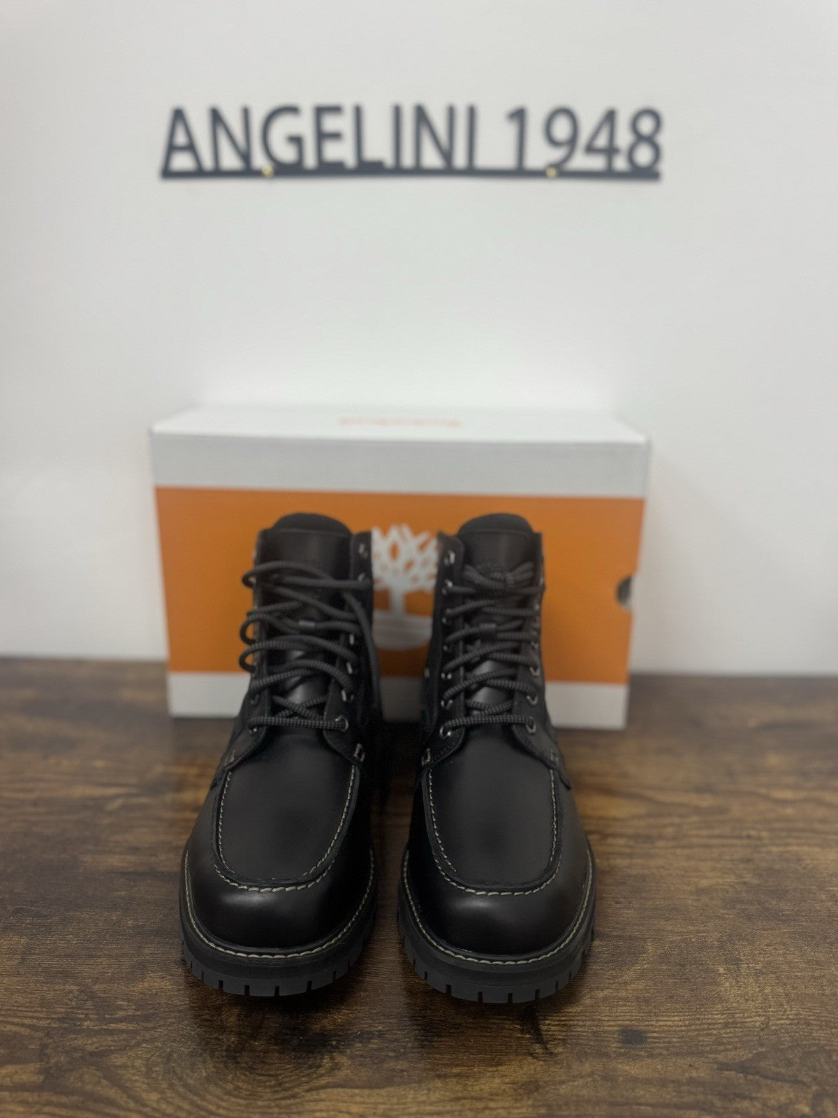 Timberland Mid Lace Boot Britton Road Pelle Nero Uomo 42