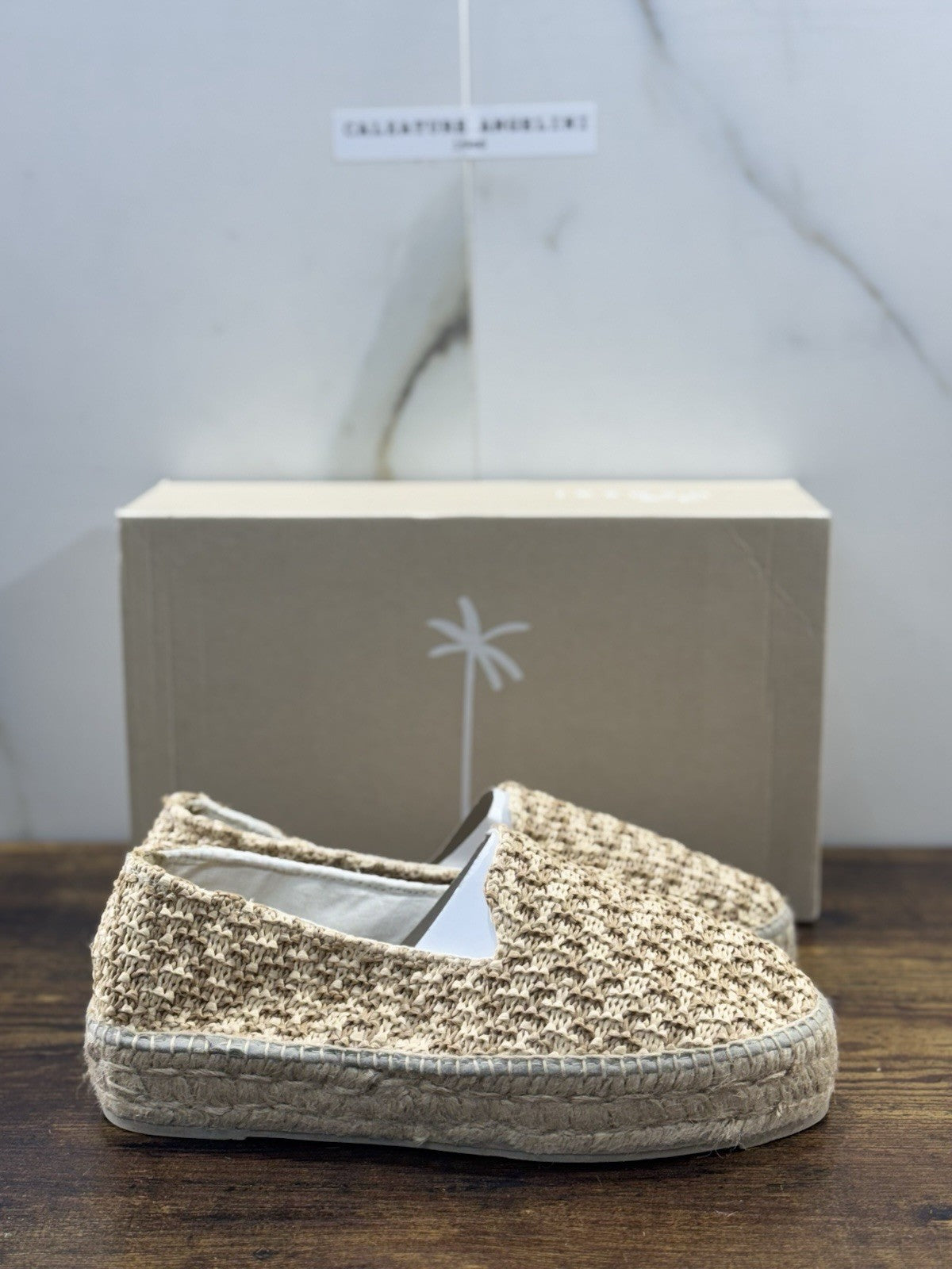 Manebi Espadrilles Mocassino Crema    Zeppa Casual Manebi Shoes Donna 37