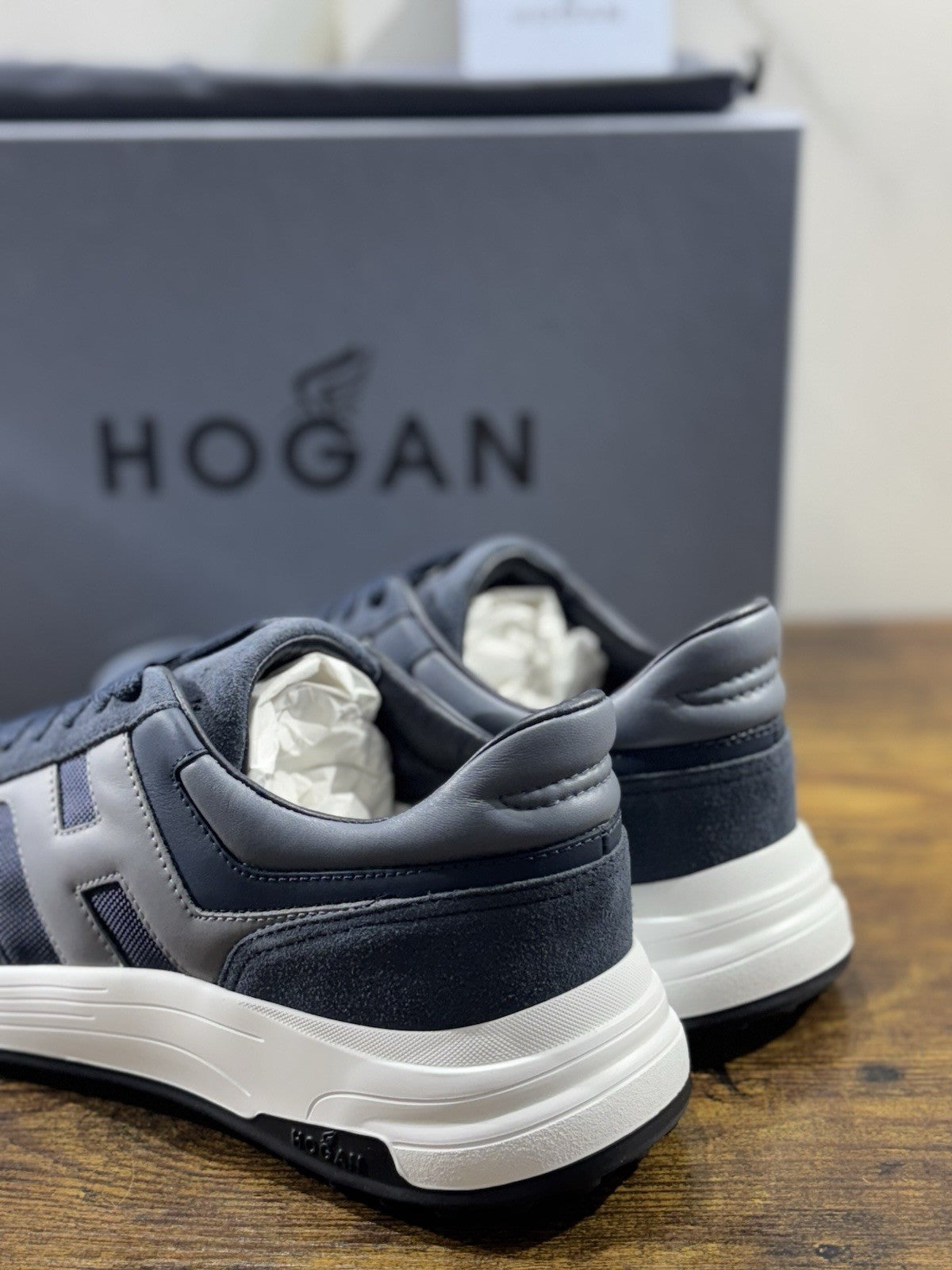 Hogan New Hyperlight Sneaker Blu   Memory Foam Luxury Hogan Uomo 40