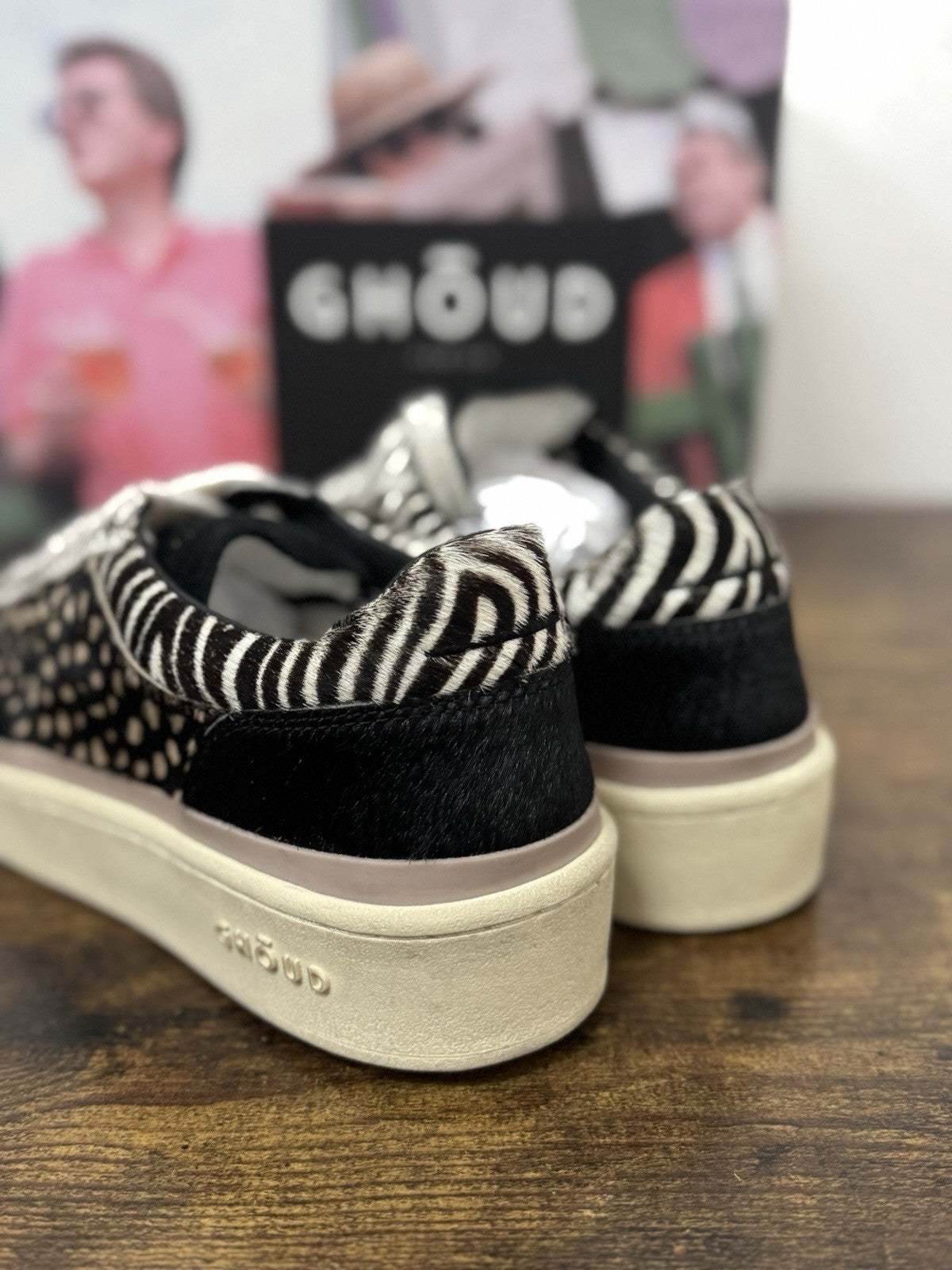Ghoud Venice Sneaker Pelle Nero Cavallino  Causal Scarpa Ghoud Donna 38