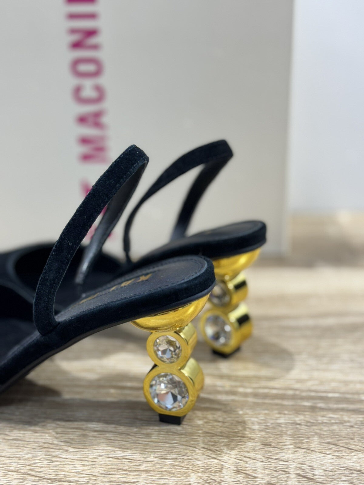Kat Maconie Sandalo Donna Aletta   Suede    Nero Luxury Kat Maconie 36
