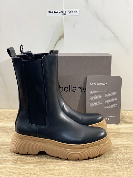 Laura Bellariva CHELSEA BOOT donna pelle nero extra light 37