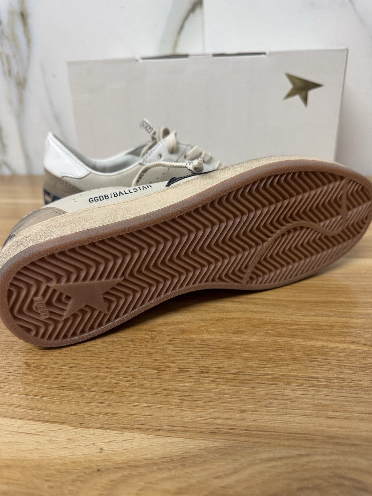 Golden Goose Ball Star Crema Light Green Blu   Luxury Golden Goose Uomo 44