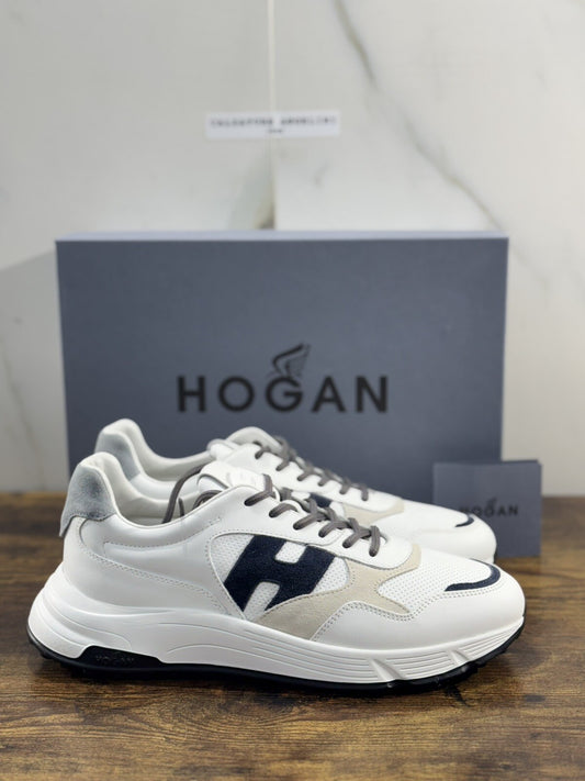 Hogan Hyper light  sneaker Pelle Bianca   memory foam Luxury Hogan Men 41.5