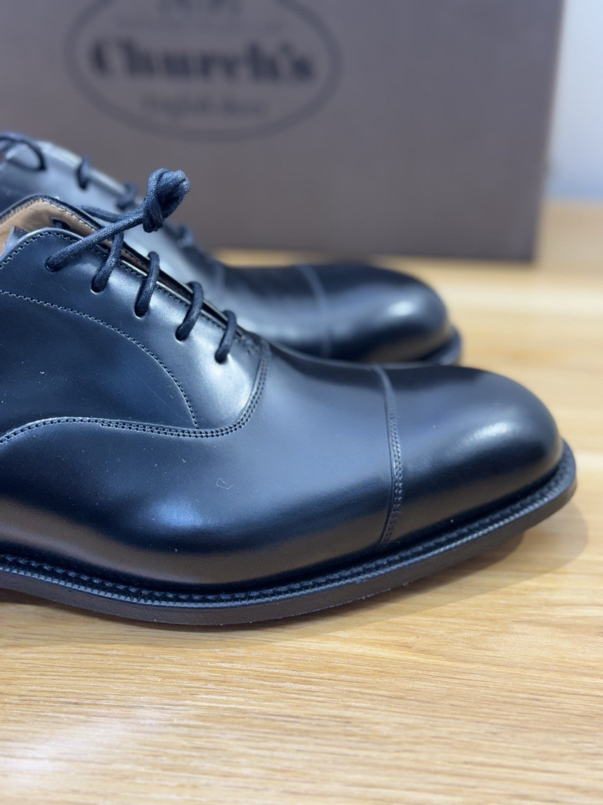 Church’s Consul Pelle Nera  Fondo Cuoio Polishbinder    Luxury Church’s Uomo 40