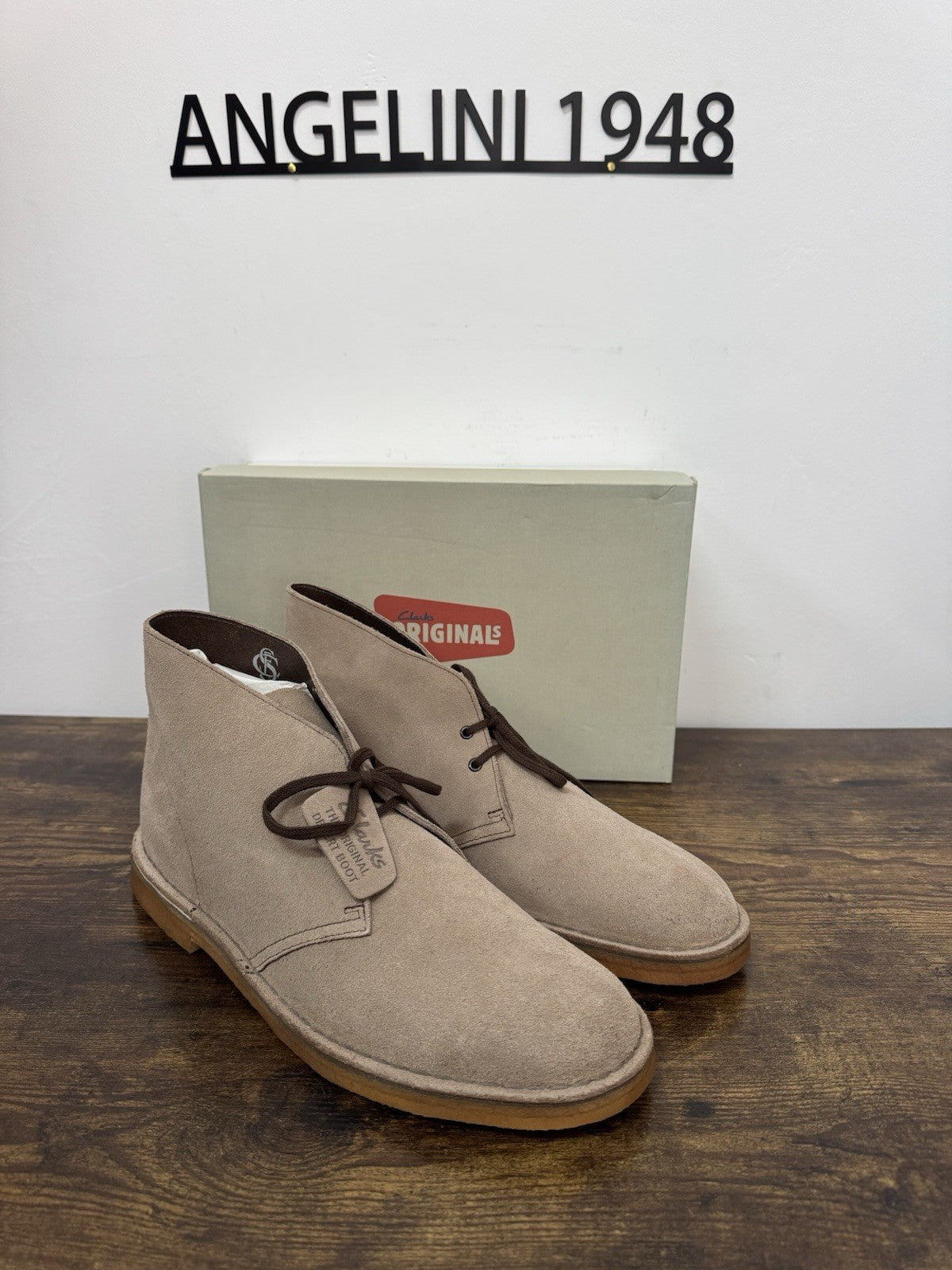 clarks desert boot Suede Wolf  Causal Uomo 44.5