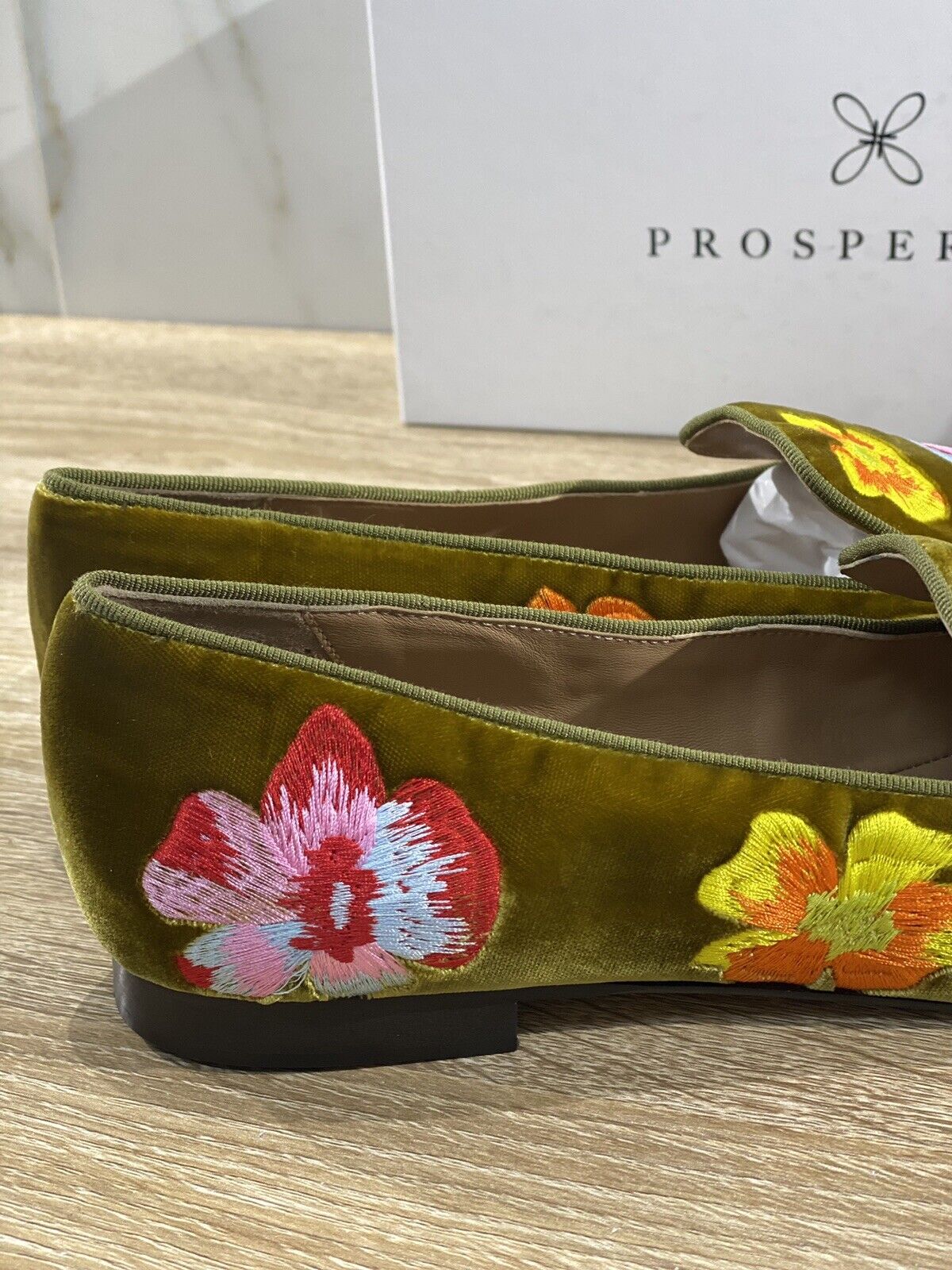 Prosperine mocassino donna in Velvet Senape luxury made in italy 41