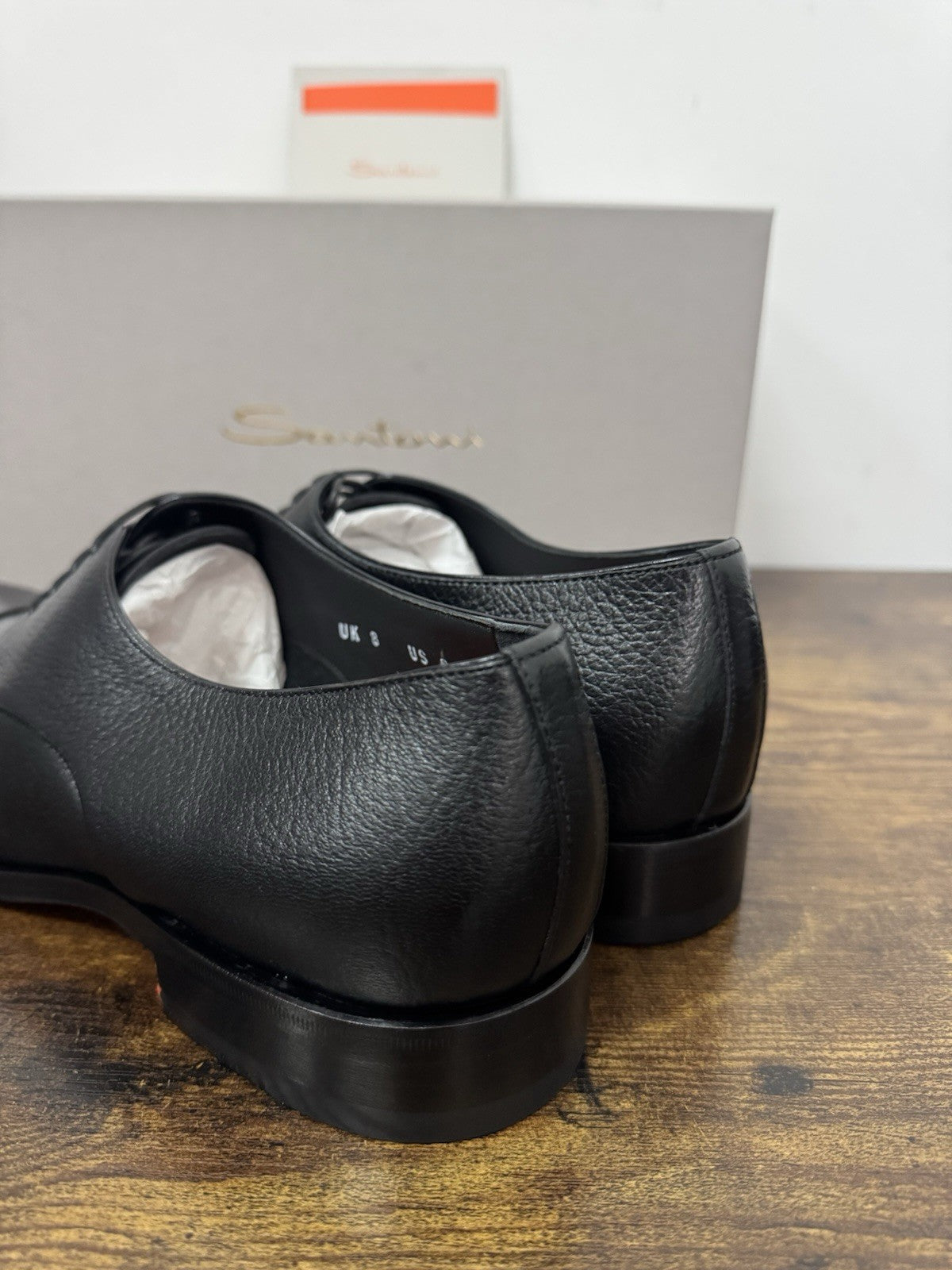 Santoni Stringata In Pelle Di Cervo Goodyear Luxury Scarpa Santoni Uomo 43