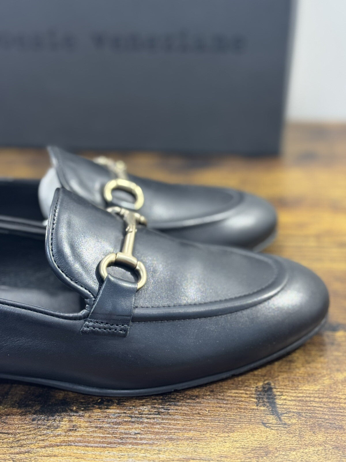 Poesie Veneziane Mocassino Donna Pelle Nera  Casual Loafer 38