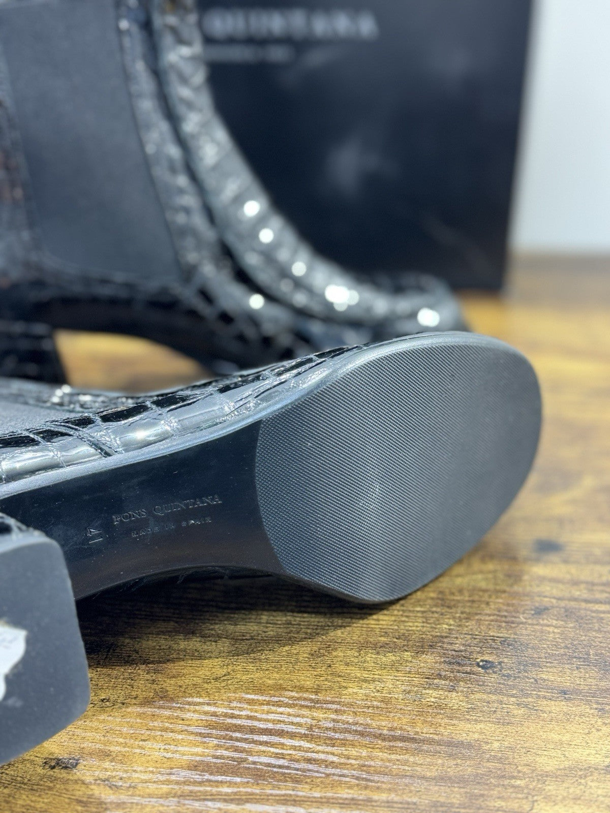 Pons Quintana Stivaletto Donna Pelle Nero          Con Tacco Luxury Boot 41