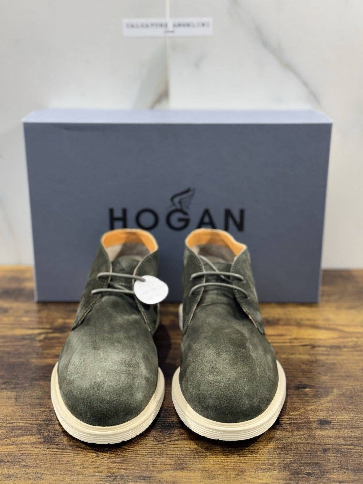 Hogan H633 Polacco Suede Muschio   Memory Foam Casual Hogan Uomo 41