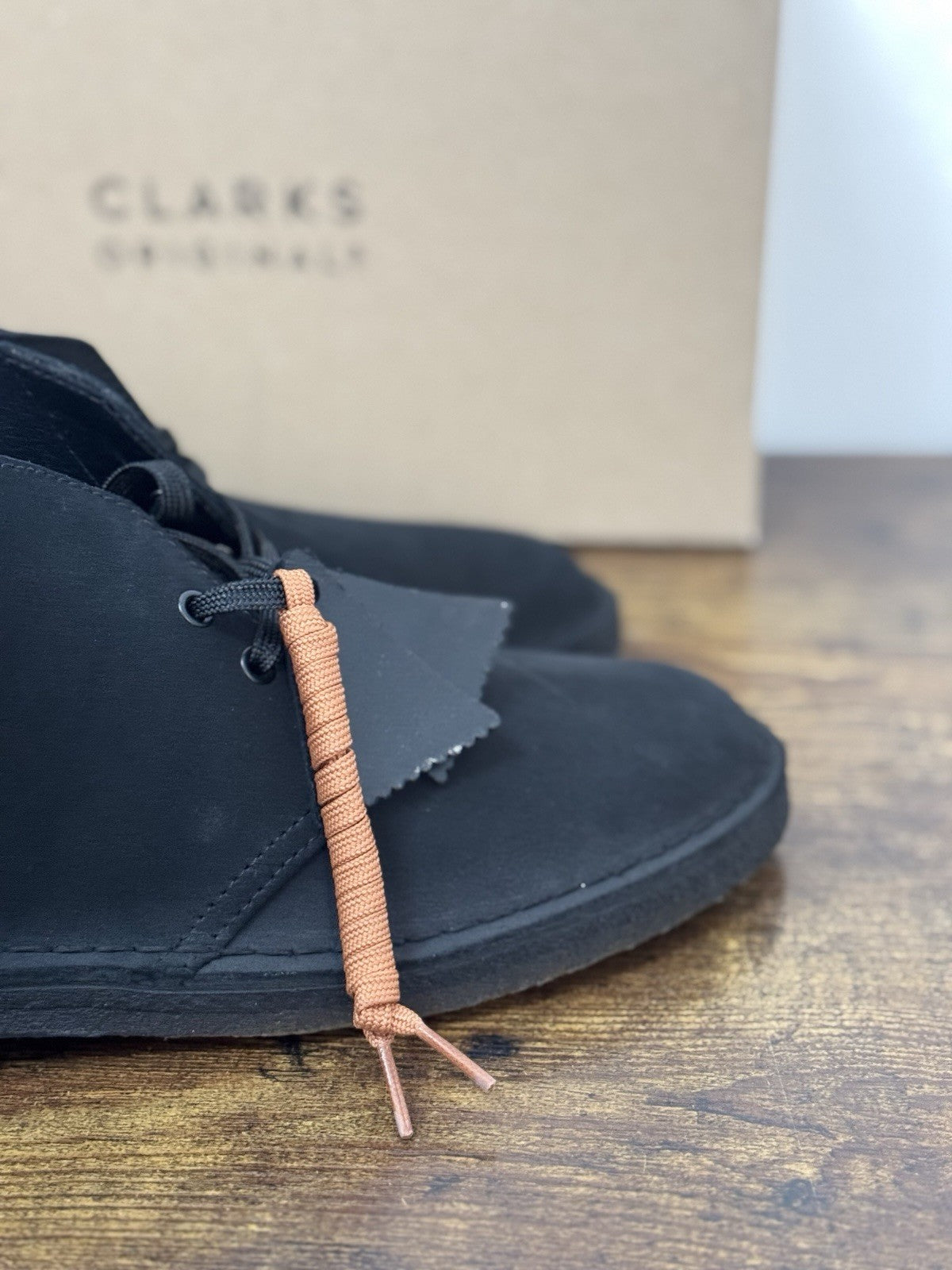 Clarks Desert Boot Icon Suede Nero  Casual Uomo 43