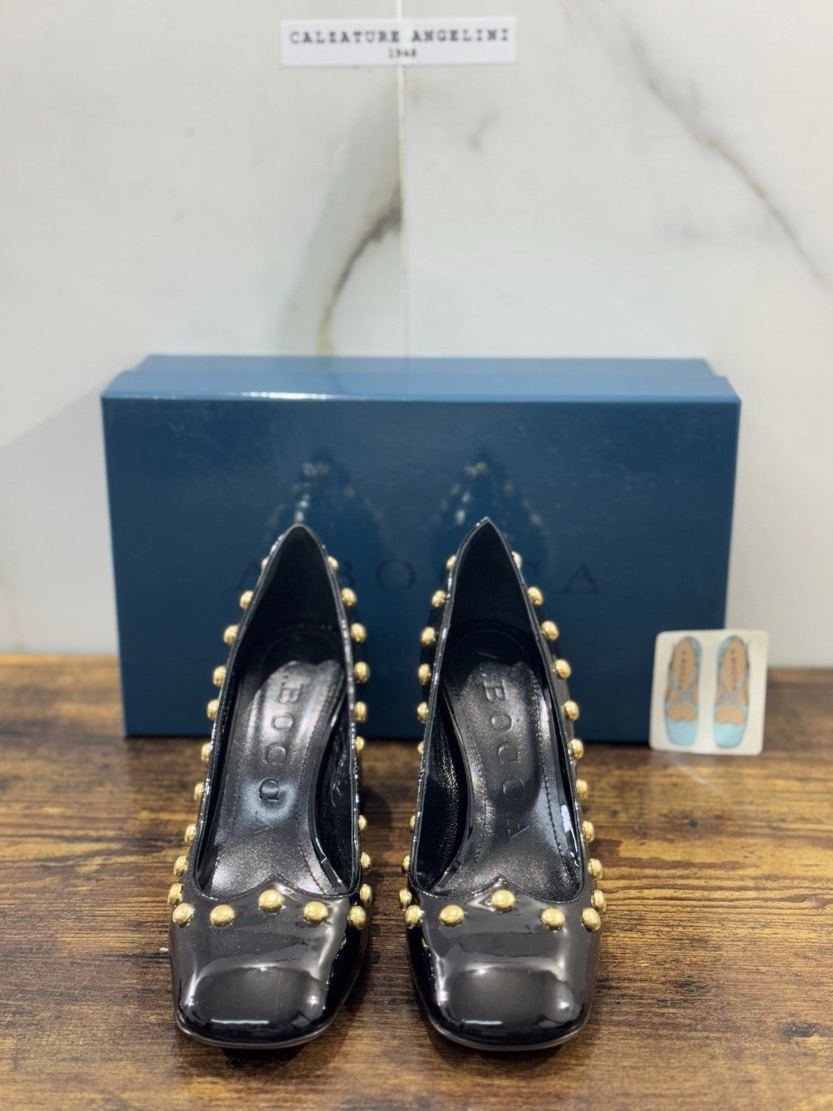 A.bocca Décolleté Con Tacco Pelle Nero     Icon A.bocca Donna 41
