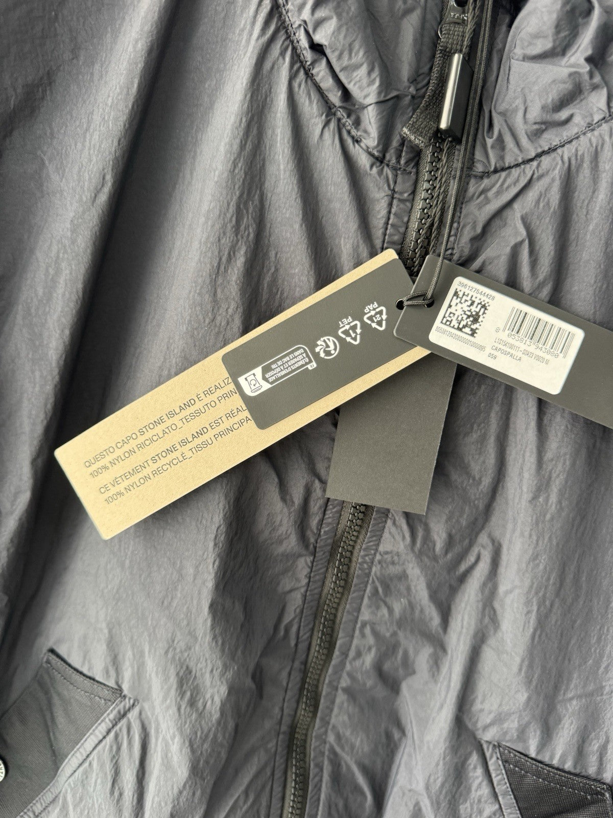 Stone Island Crinkle Reps Ny Garment Dye  Blu Icon Jacket Uomo M