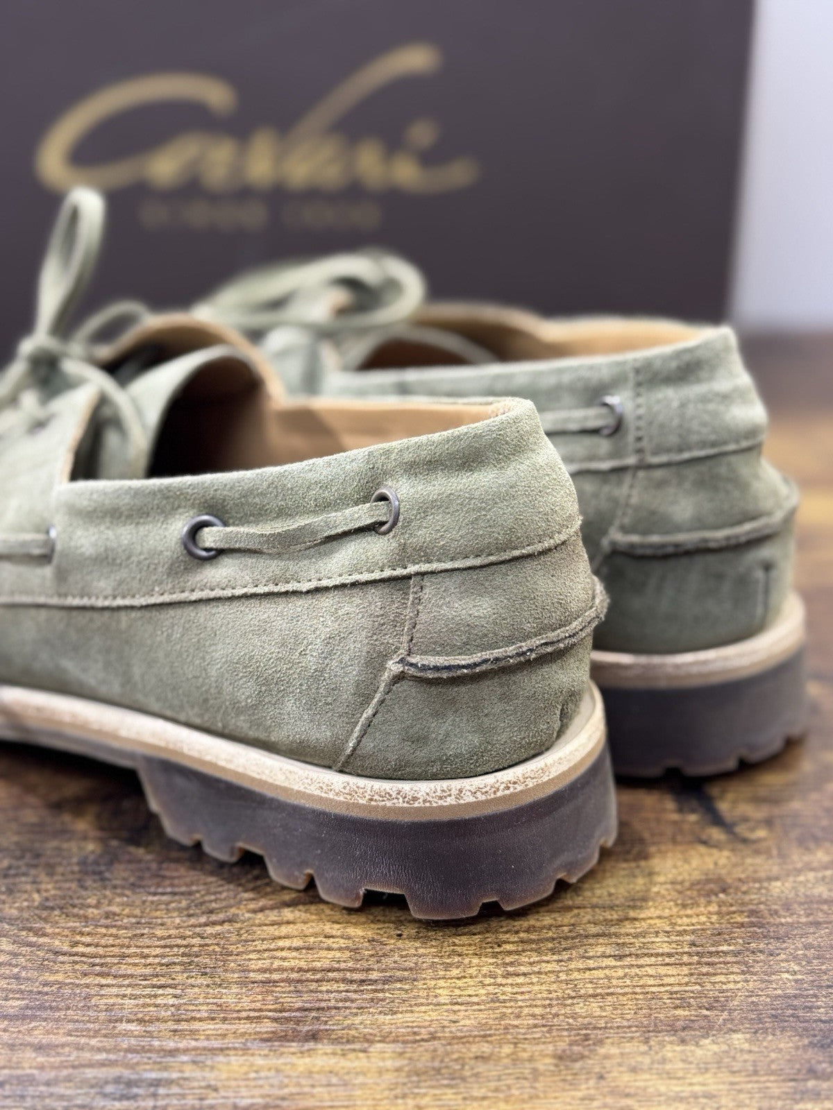 Corvari Scarpa Uomo Barca Suede Bosco Casual Corvari Uomo 42