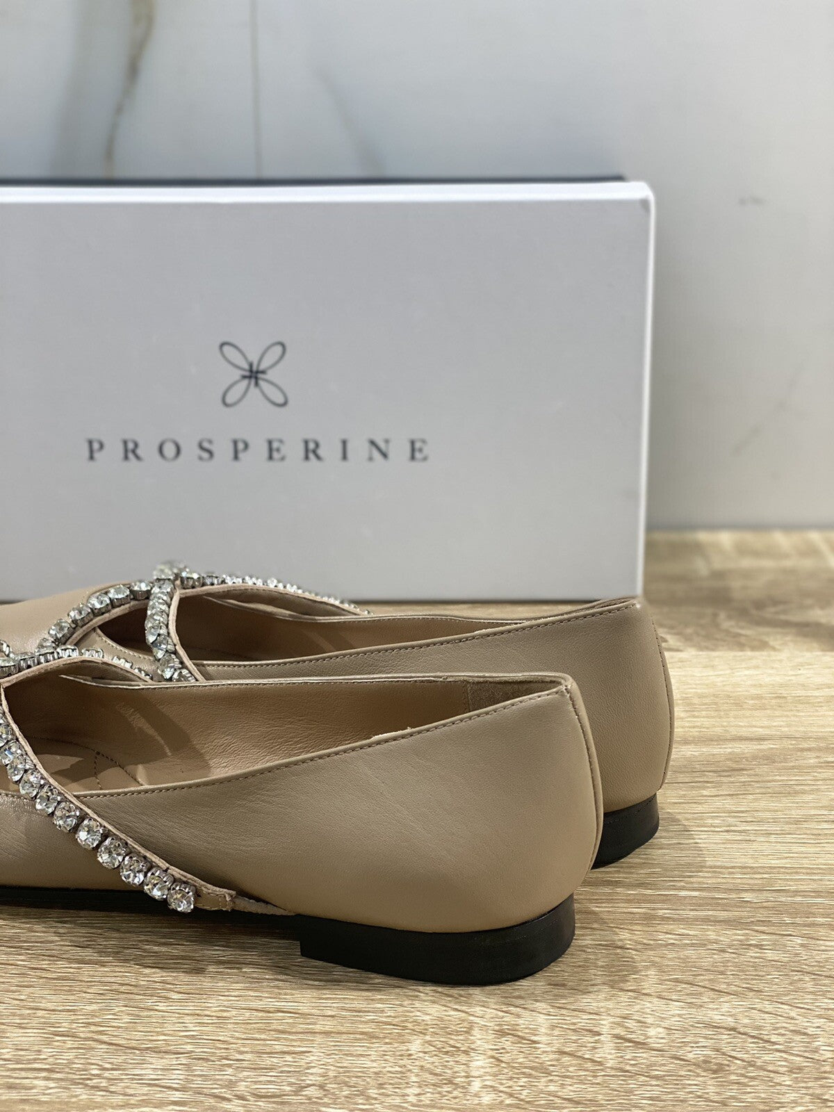 prosperine ballerina donna 8129  in pelle Beige   lavorazione sacchetto 36