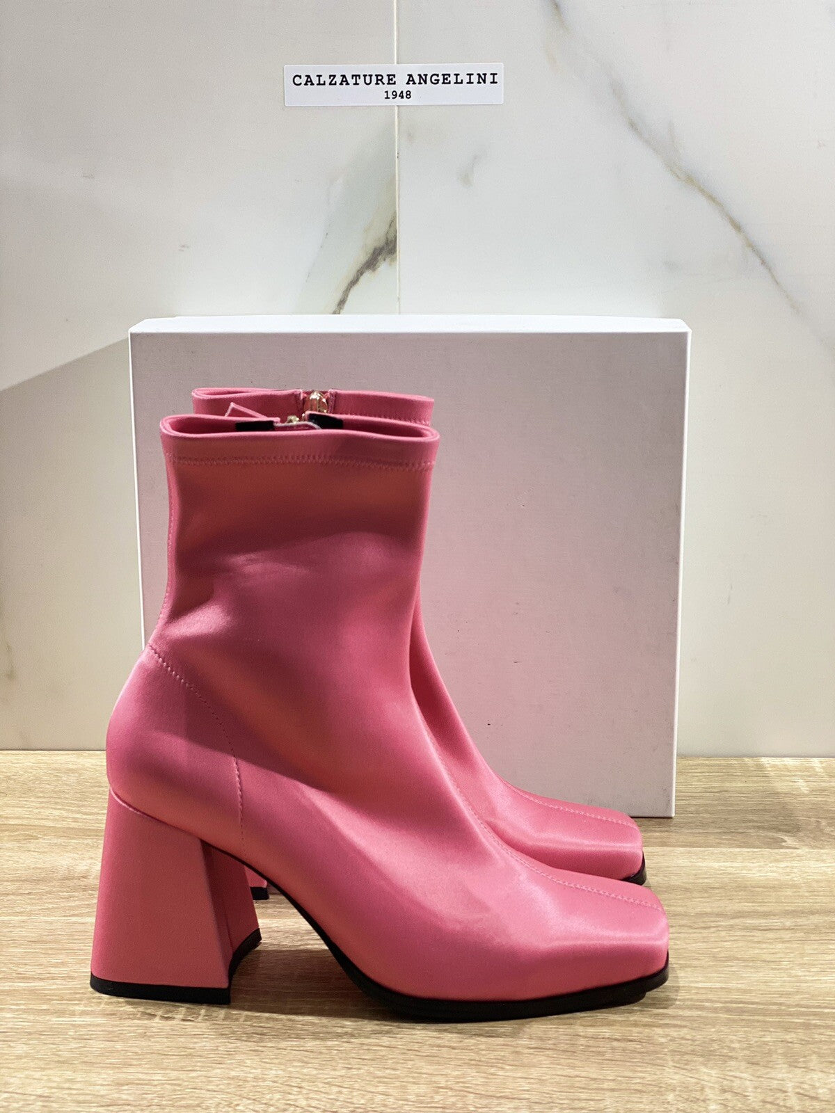 Kat Maconie Stivaletto Elva raso pink luxury kat maconie boot 37