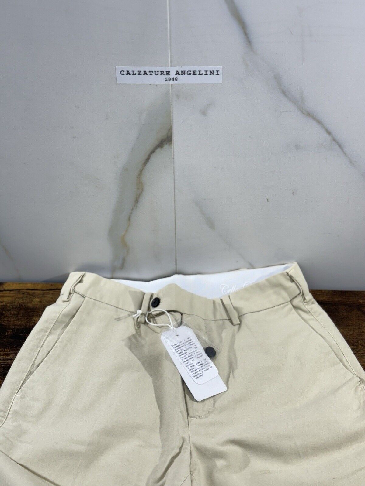 Cellar Door Pantalone Uomo Cotone Paloma  Fully  Made In Italy 44 Beige