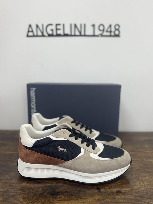 Harmont & Blaine Sneaker Suede Blu Casual Uomo 44