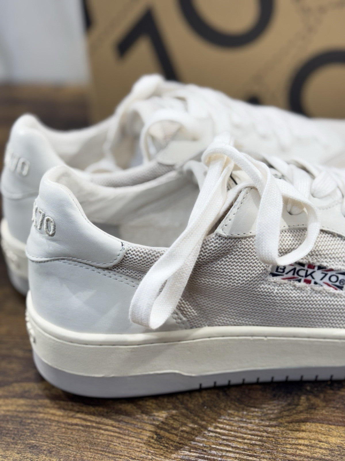 Back 70 Sneaker Pelle Bianca Causal Uomo 44