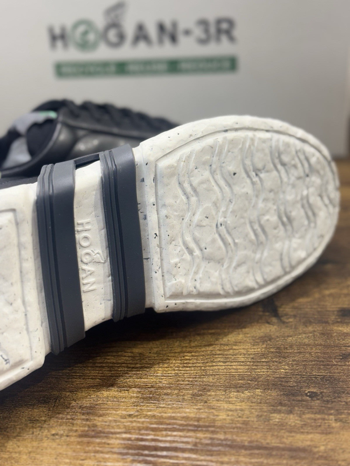 Hogan 3r Sneaker Pelle Nera Casual Hogan Uomo 40.5