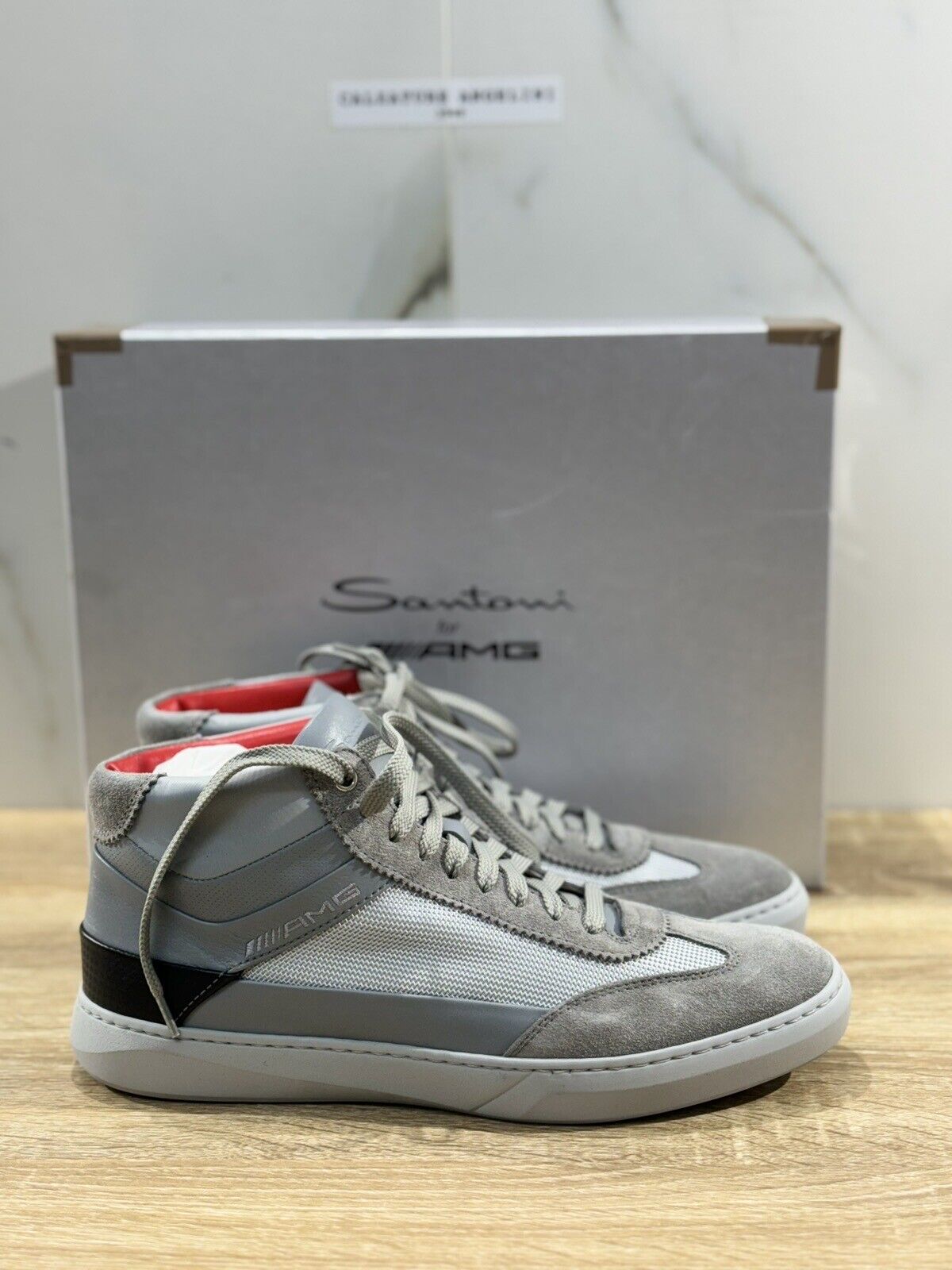 Santoni Sneaker Uomo Amg Limited Edition Casual Shoes Santoni Men Amg 41.5