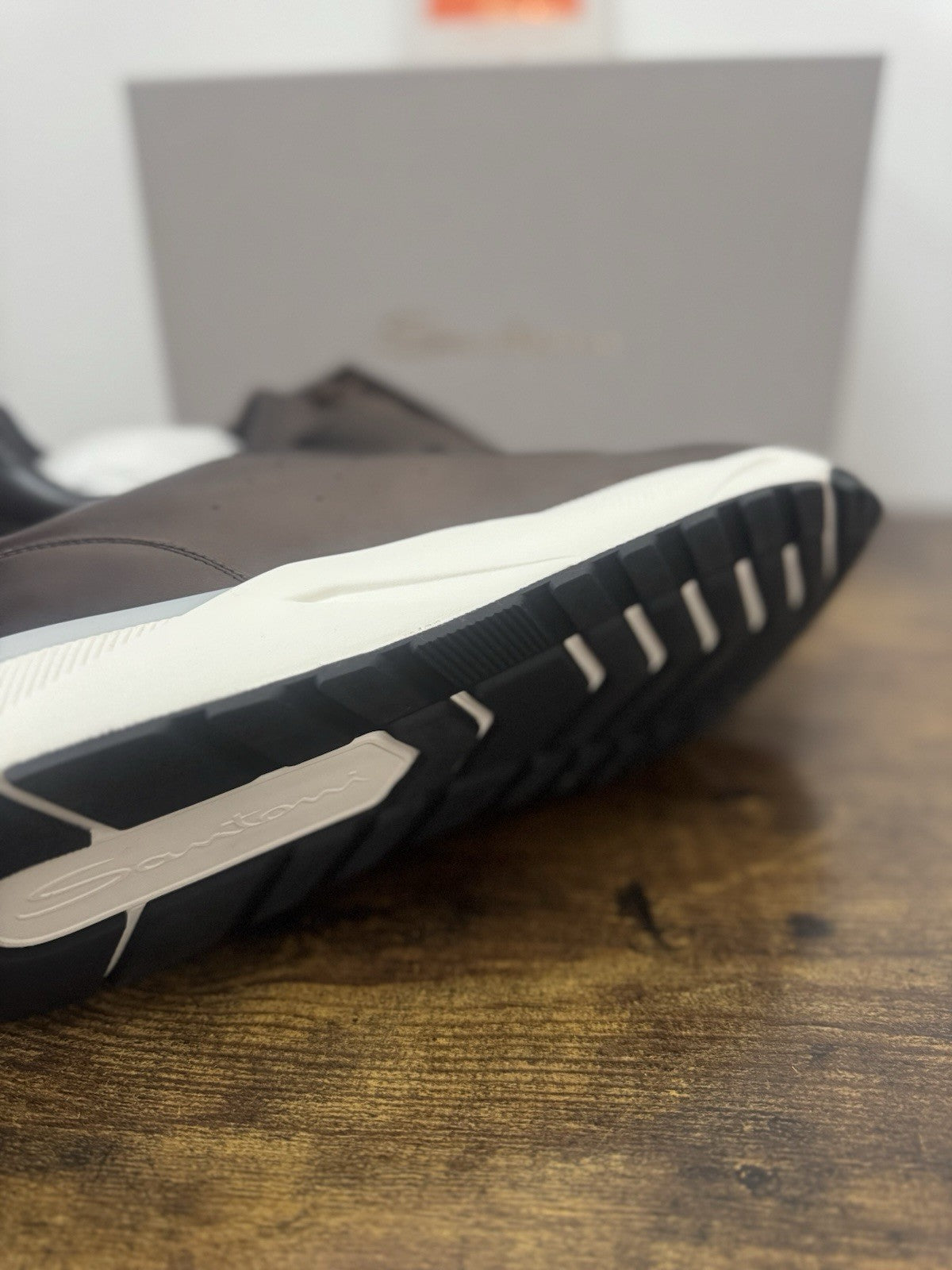 Santoni Innova Sneaker Pelle  Soft    Casual Luxury Santoni Scarpa Uomo 45