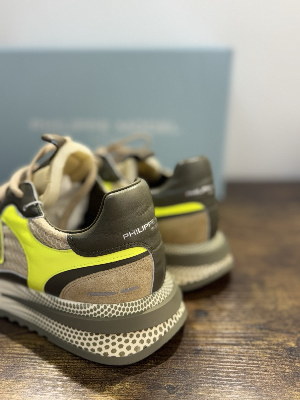 Philippe Model Olympique Low  Sneaker Pelle Militare       Casual Uomo 43