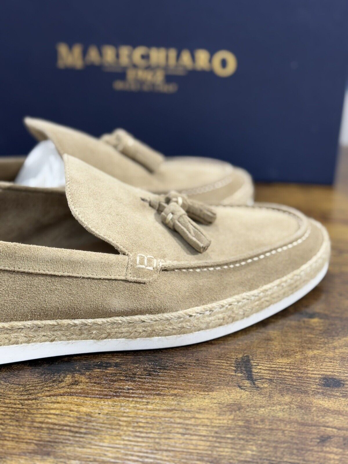 Marechiaro 1962 Mocassino Uomo Summer Icon Suede Safari 44