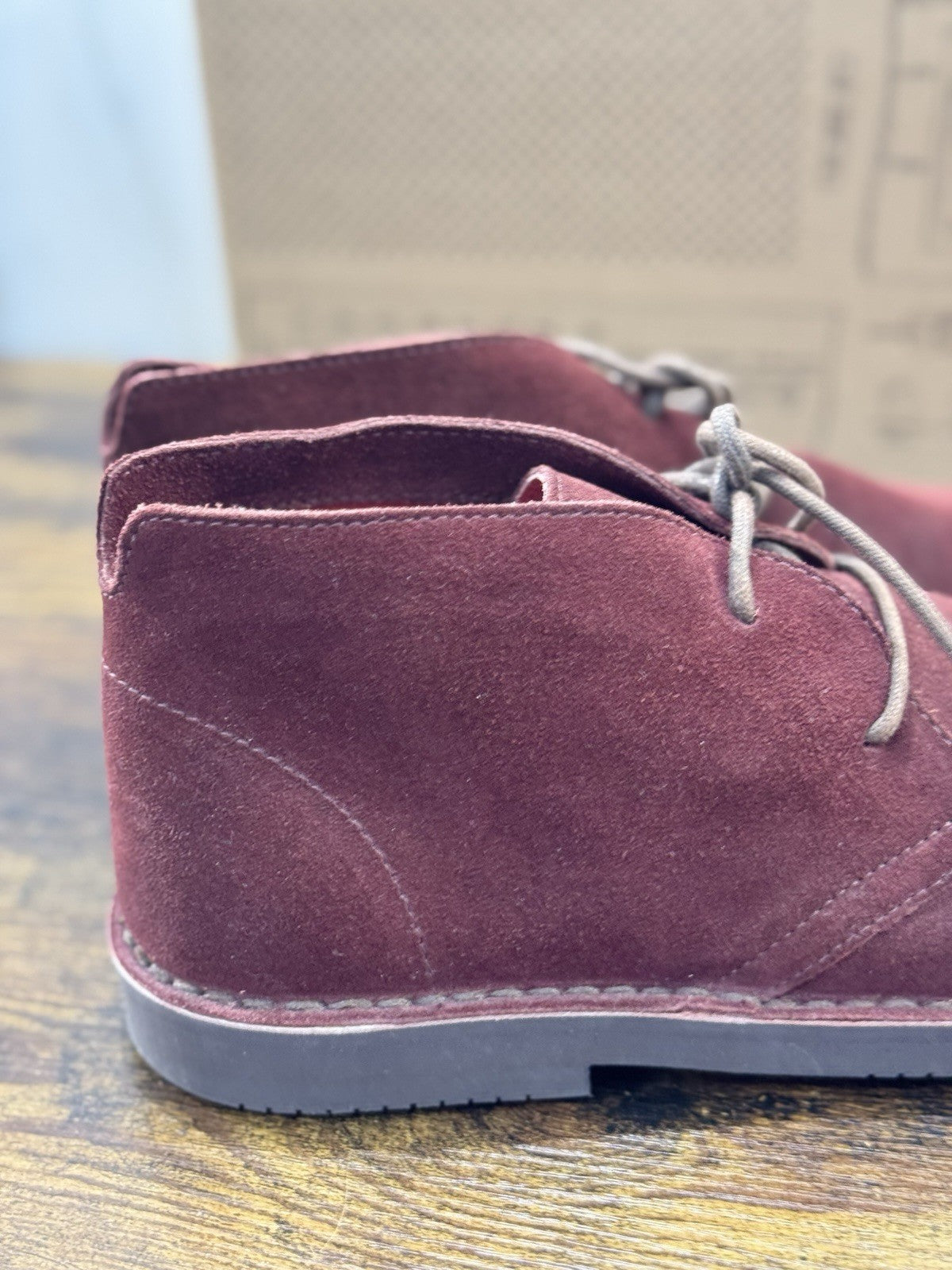 Lerews Polacchino Suede Bordo’ Casual Boot Uomo 40