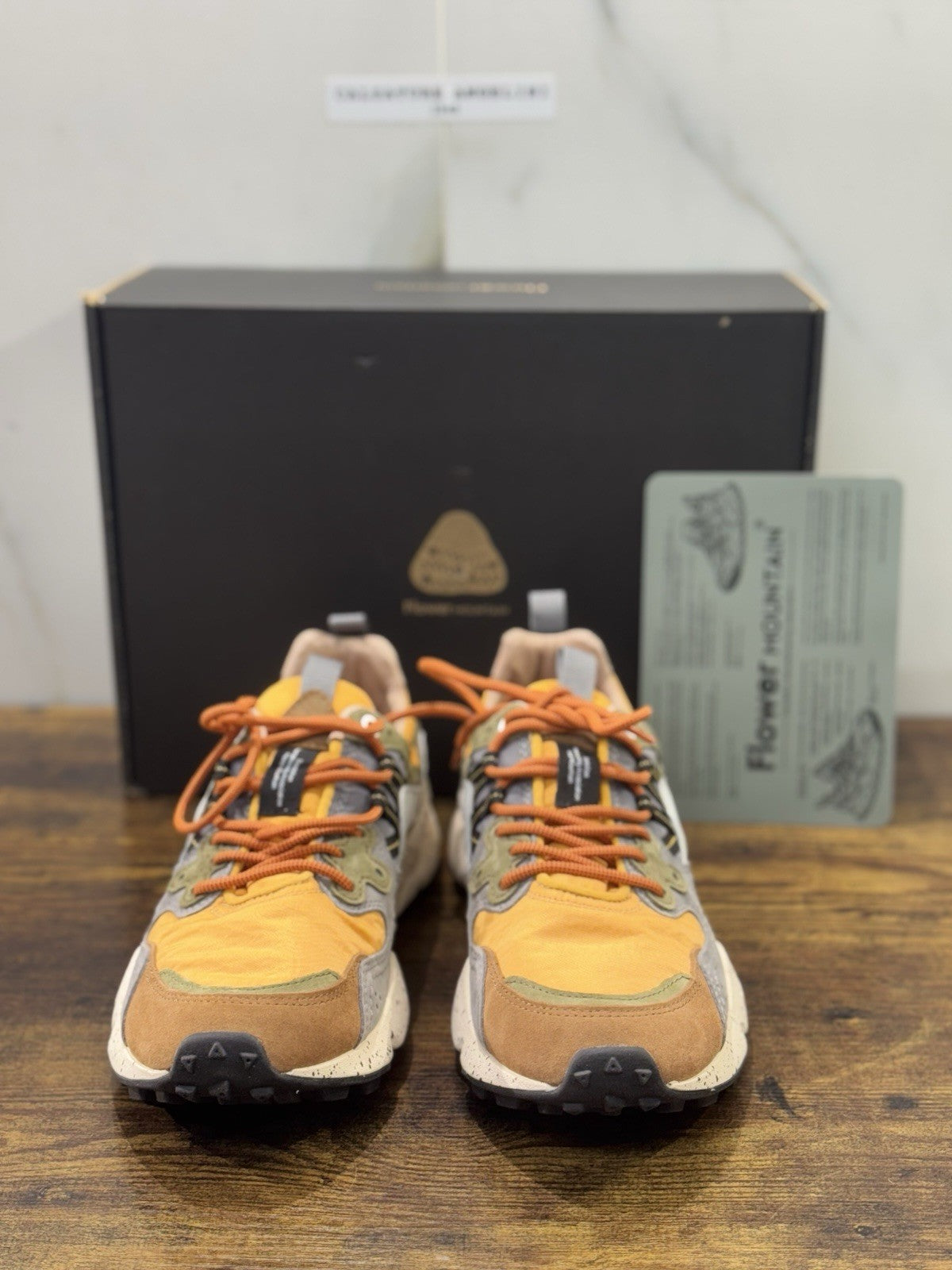 Flower Mountain Yamano 3 Brown Mustard Casual Uomo 41