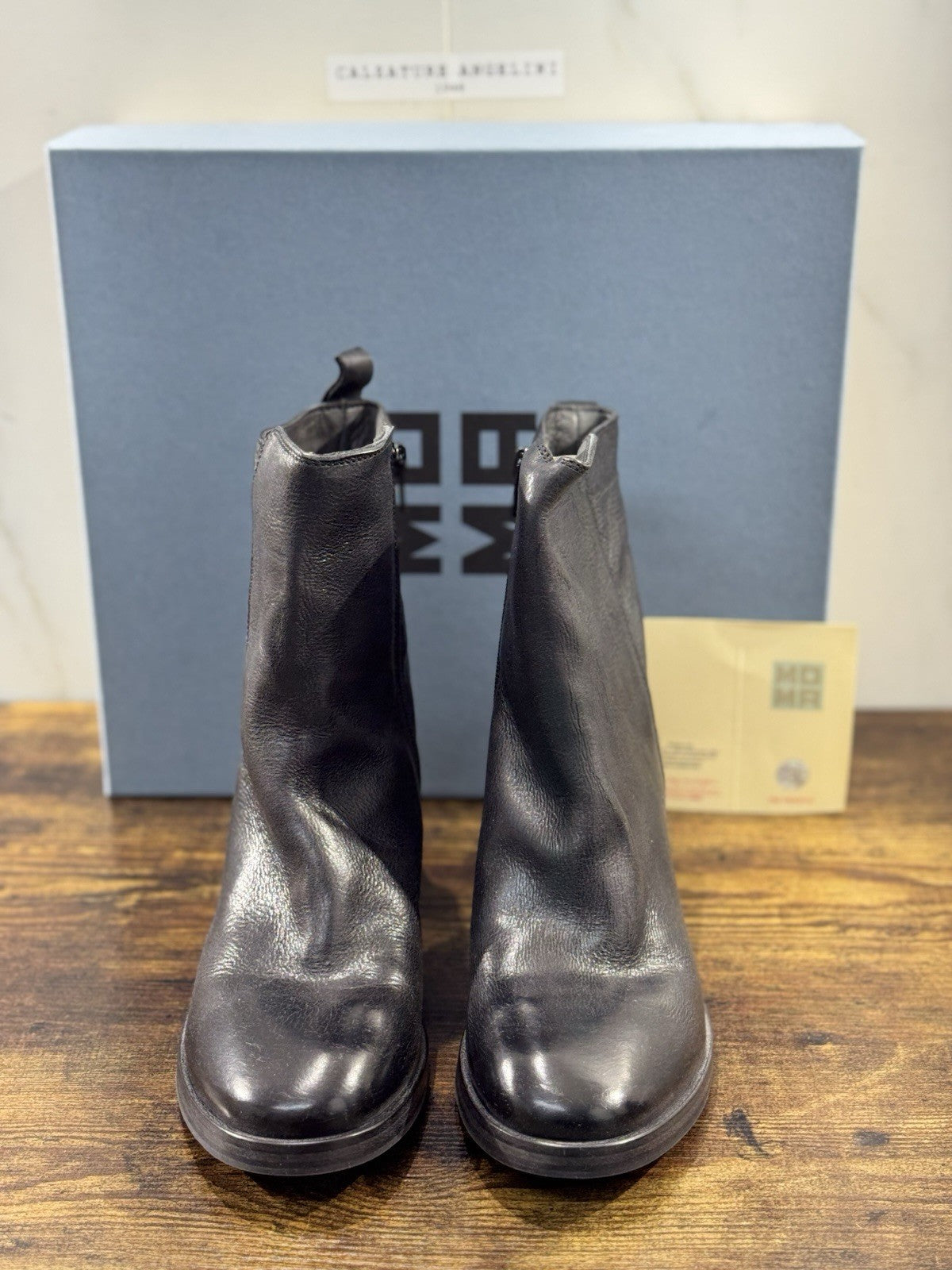 Moma Chelsea Boot Nero   Fatto A Mano In Italia Luxury Moma Boot Donna 41