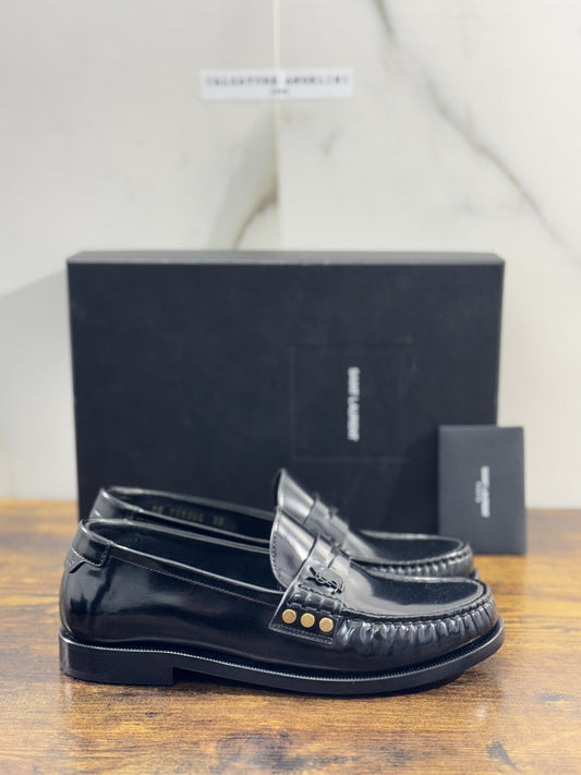 Saint Laurent Le Loafer 15 Mocassino Donna Pelle Nera Luxury Saint Laurent 36