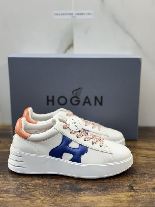 Hogan Rebel H564 Sneaker Pelle Bianca Casual Hogan Donna 36.5