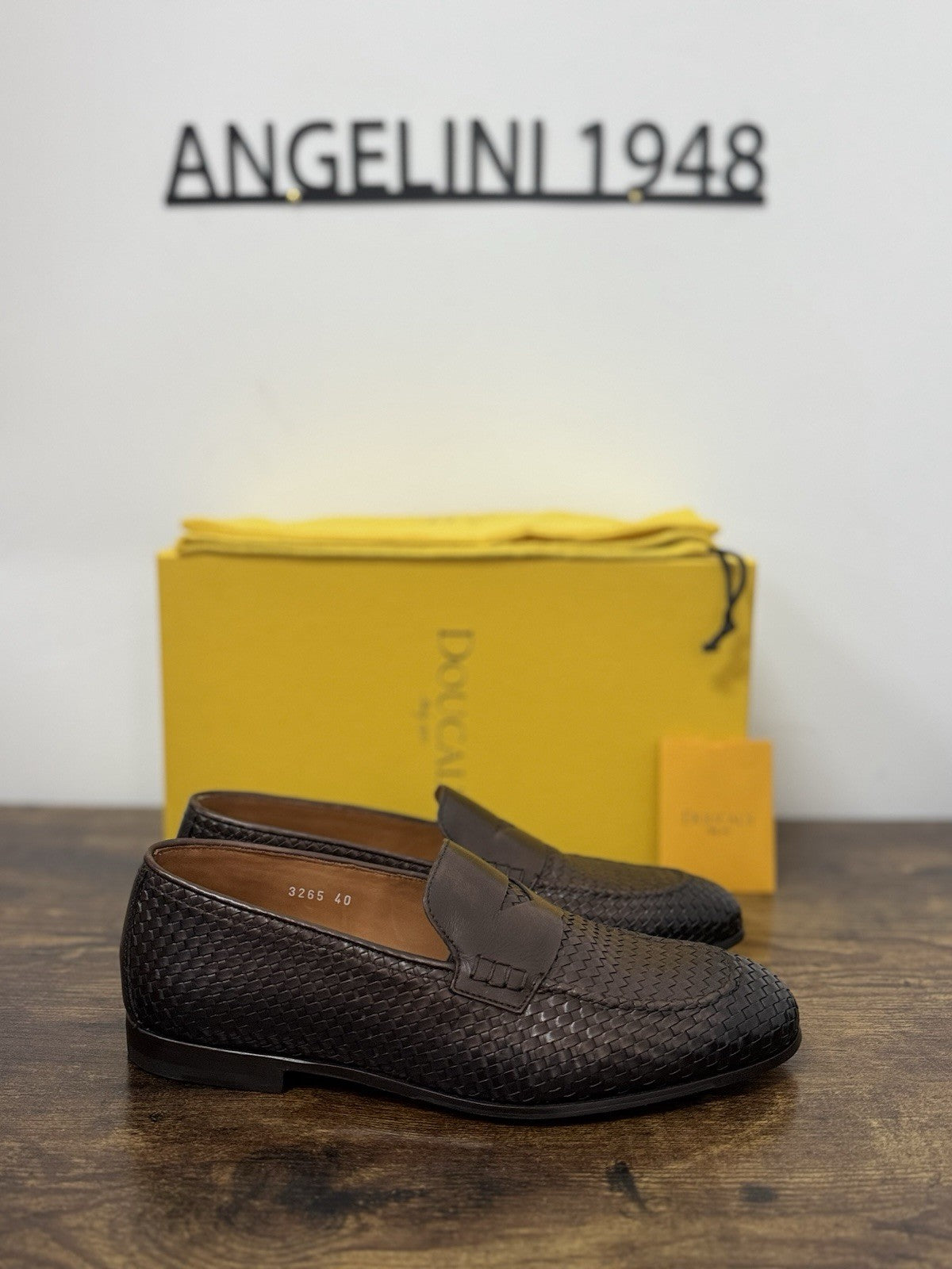 Doucal’s  Mocassino Pelle Intreccio Marrone    Casual Scarpa Uomo 40