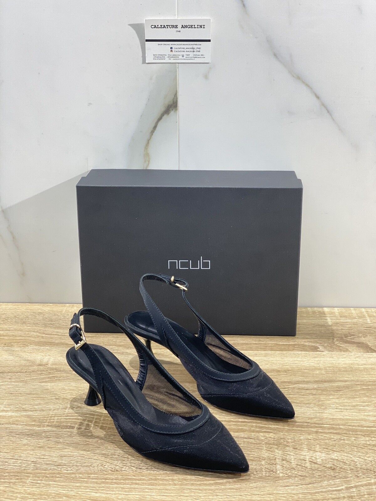 Ncub Sandalo donna Aida  rete Nero  luxury sandal NCub 36