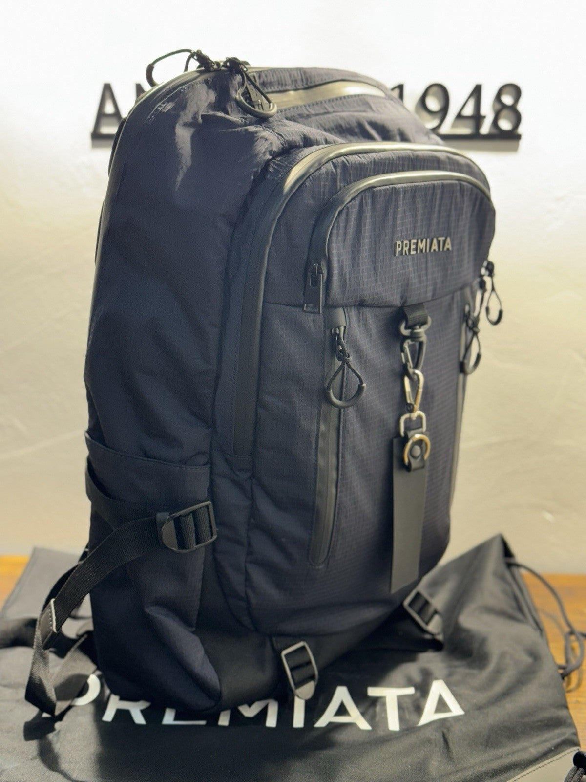 PREMIATA ZAINO VENTURA IN TESSUTO BLU Adventure Casual Uomo