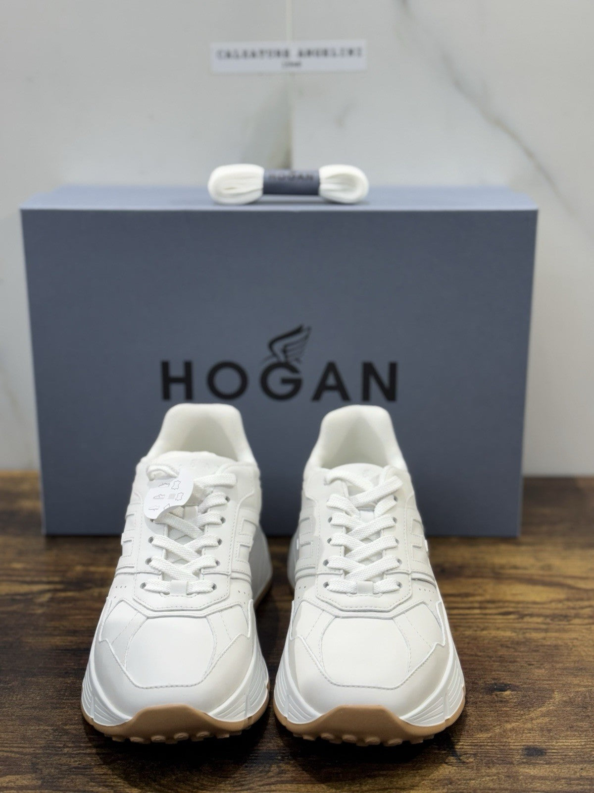 Hogan H669 Sneaker Pelle Bianca Memory Foam Scarpa Hogan Donna 37
