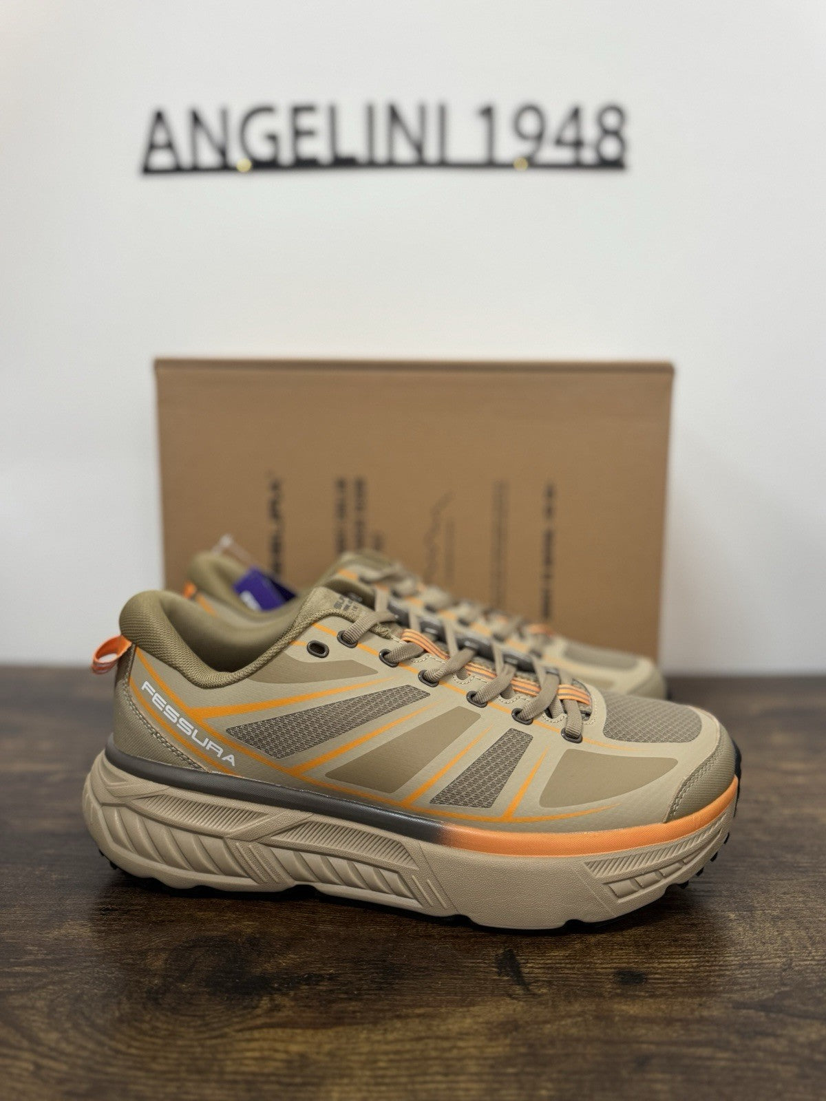 Fessura Trail Sbl Sneaker Extra light Casual Orange Land  Taupe Uomo 44