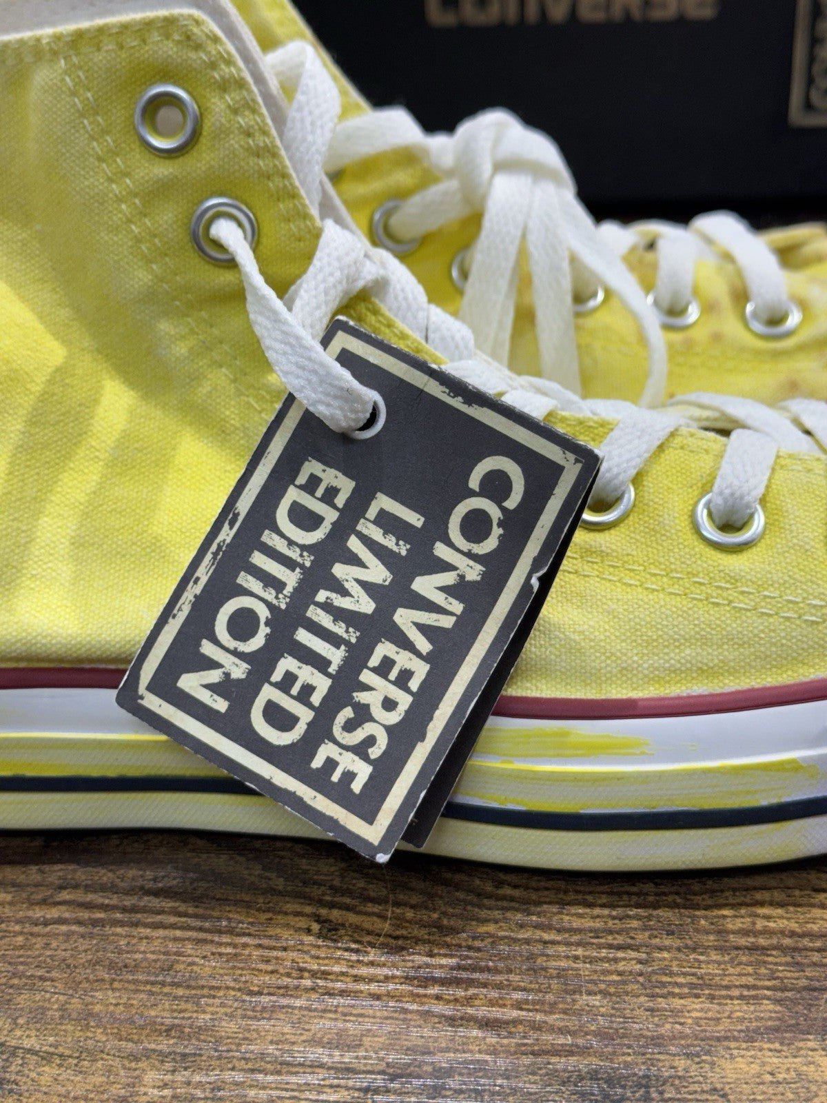 Converse All Star Hi Canvas Gialla Limited Edition Uomo 40