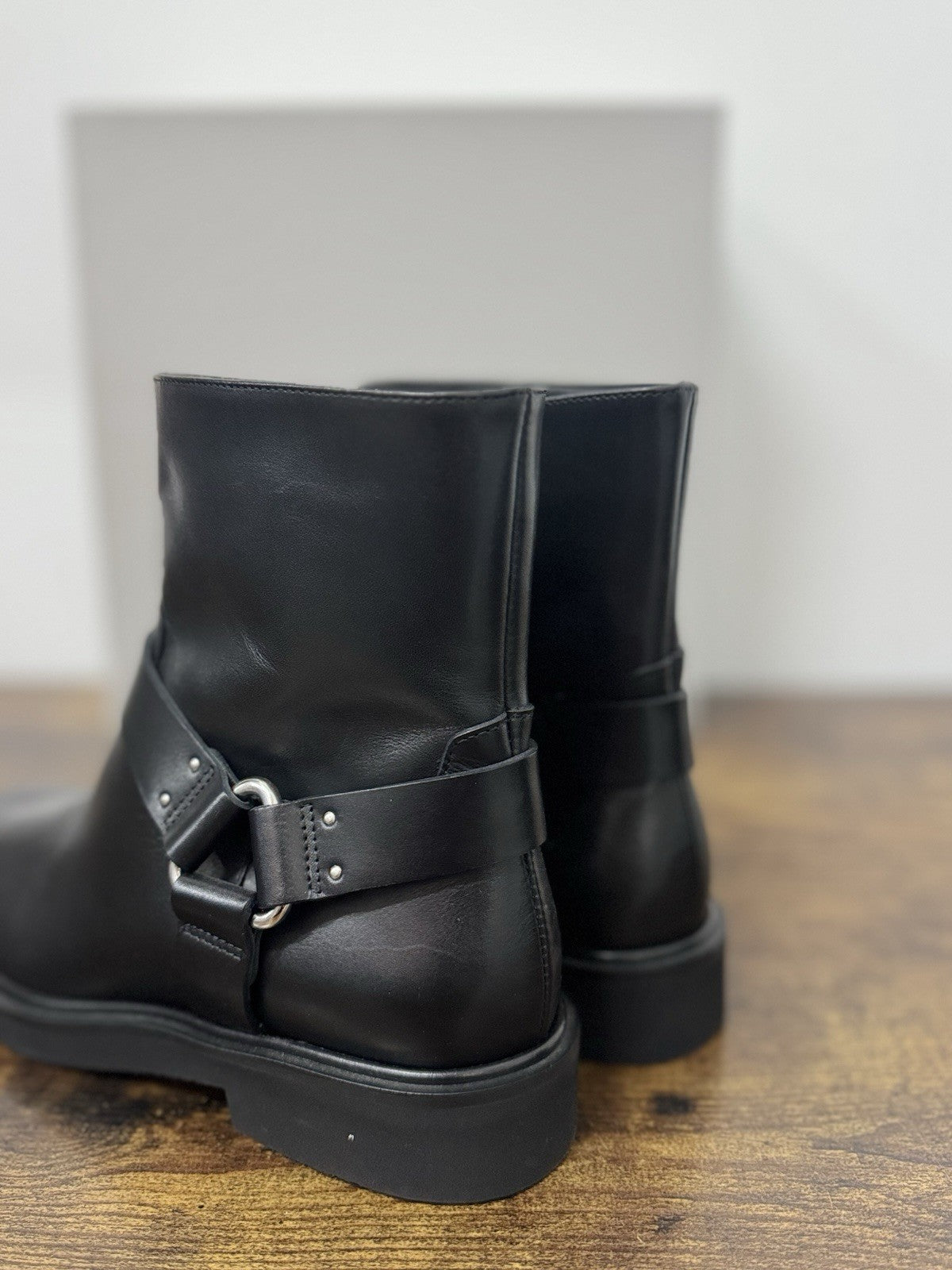 Guglielmo Rotta Stivaletto Ranch Pelle Nero Causal Boot Donna 40