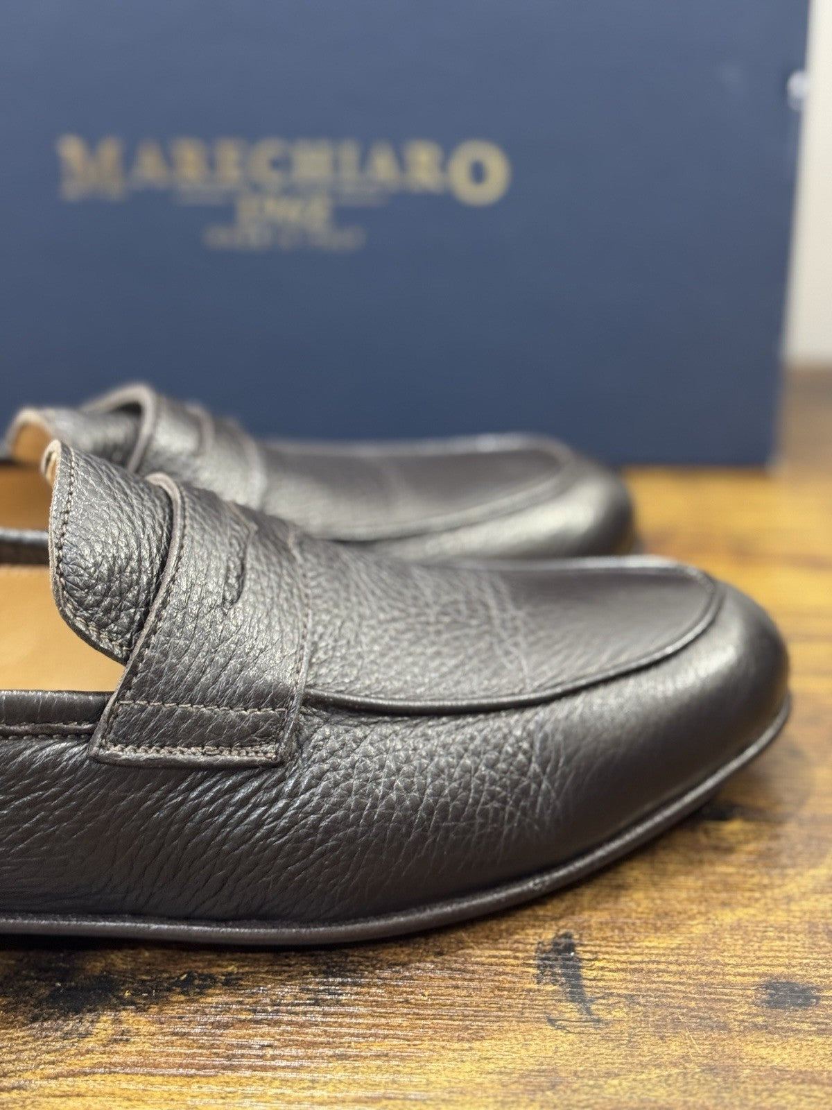 Marechiaro Mocassino Uomo Pelle Cervo Ultra Flexible Casual Uomo 44