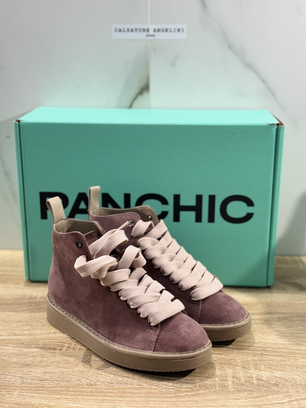 Panchic P01 Ankle Boot Donna  Suede Pink  Causal Boot Men Panchic 40