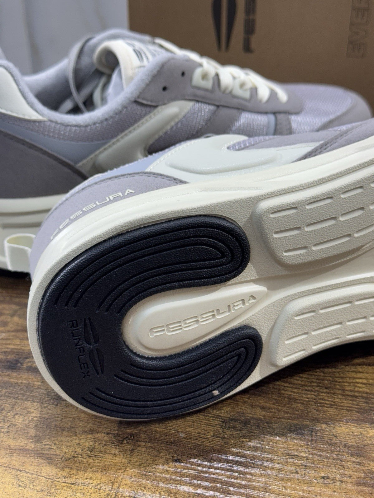Fessura Sneaker Run 03 Gray Casual Extra Light Uomo 42
