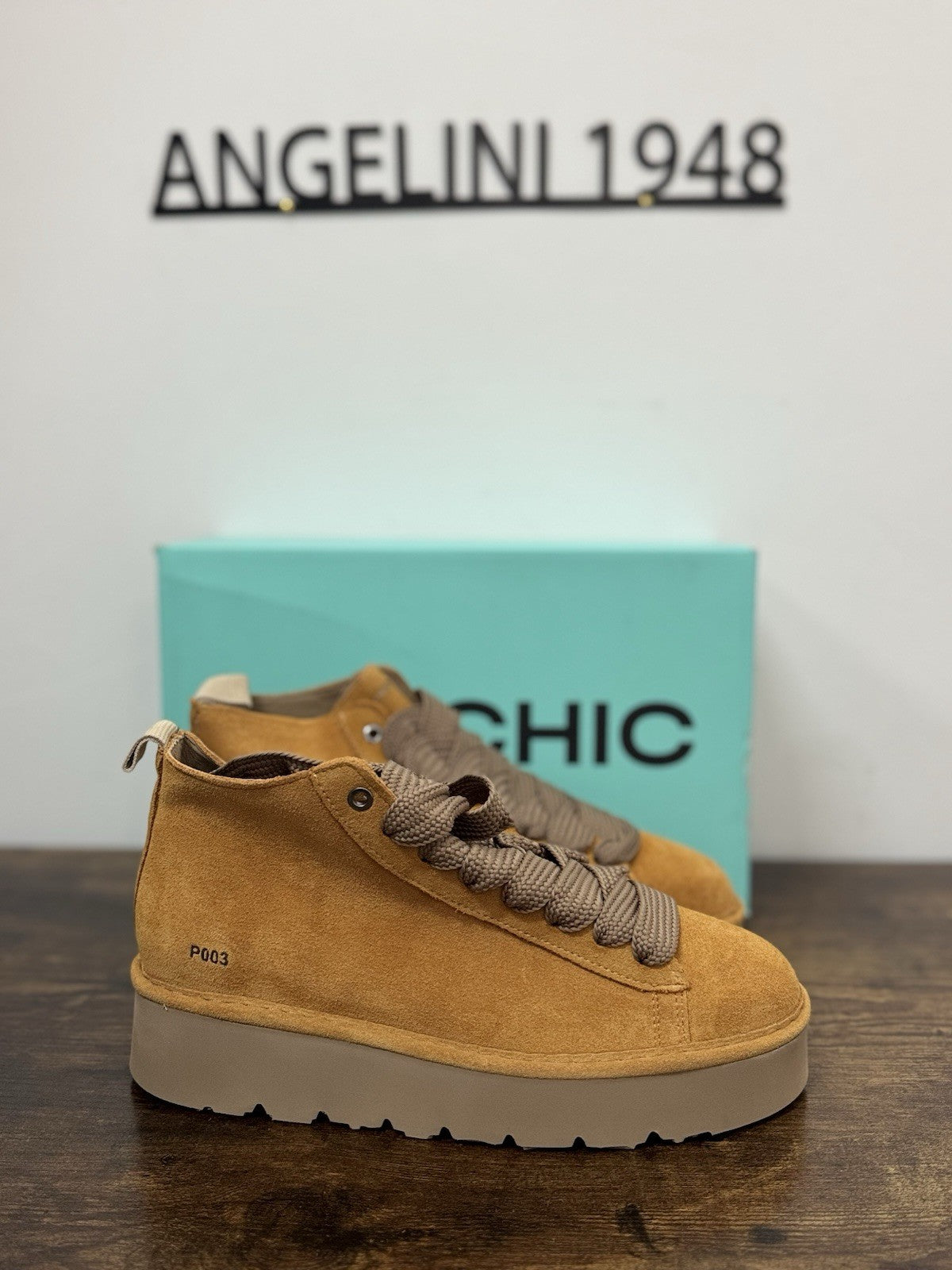 Panchic Ankle Boot Suede Curry Casual Boot Panchic Donna 41