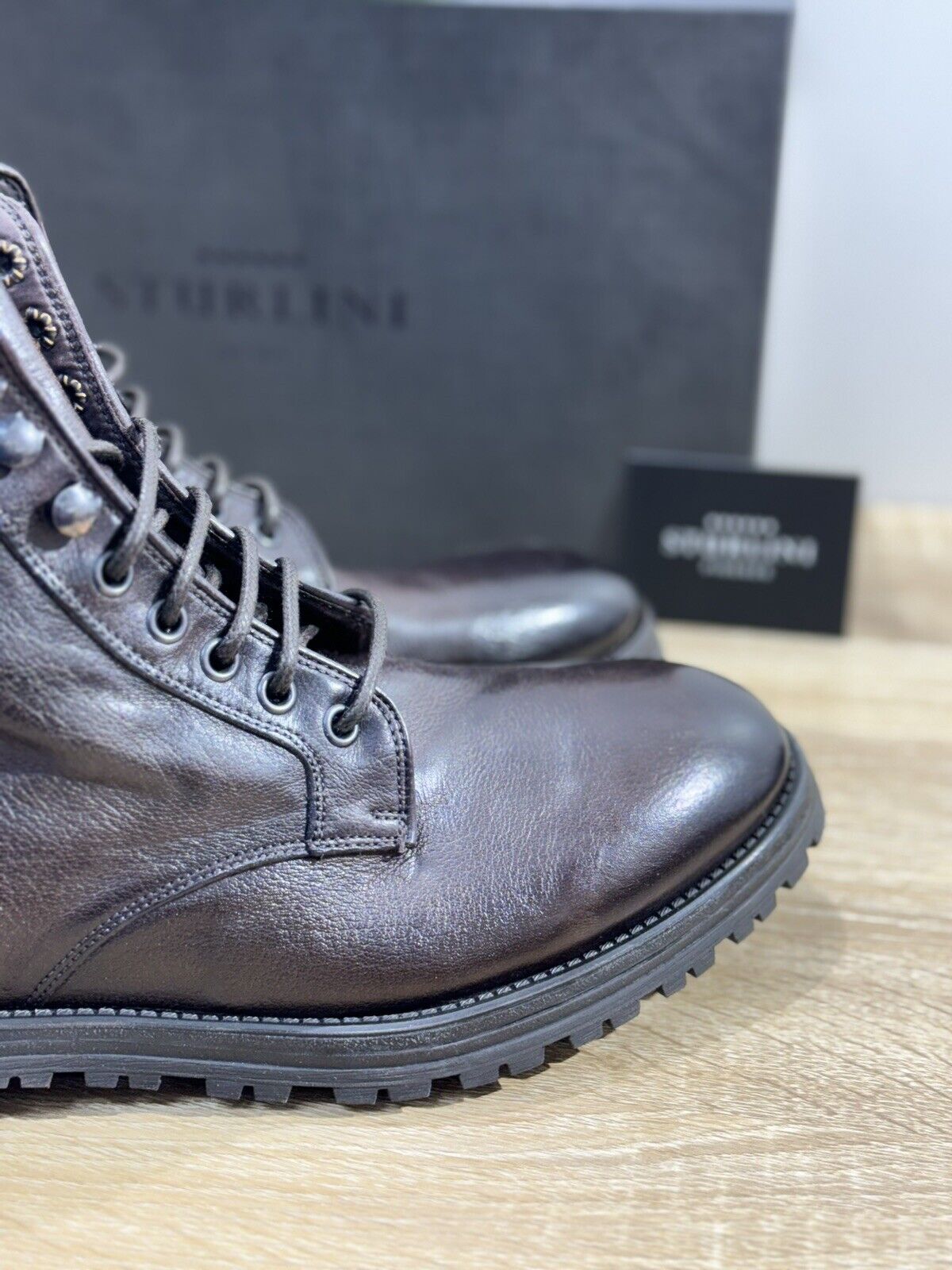 Sturlini Firenze Anfibio   Pelle   Luxury Craftmanship Men Boot Sturlini 41